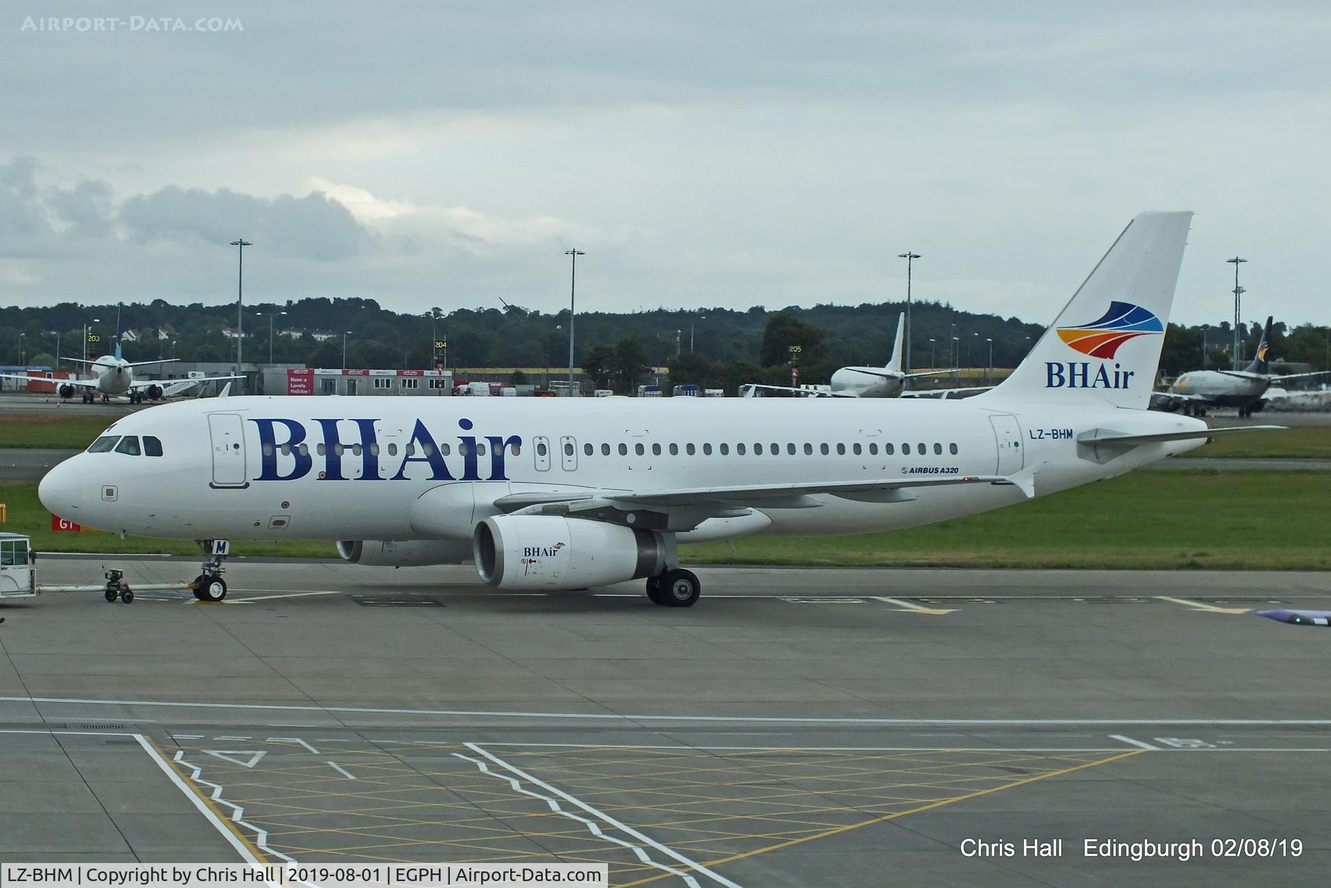 LZ-BHM, 2005 Airbus A320-232 C/N 2457, Edinburgh