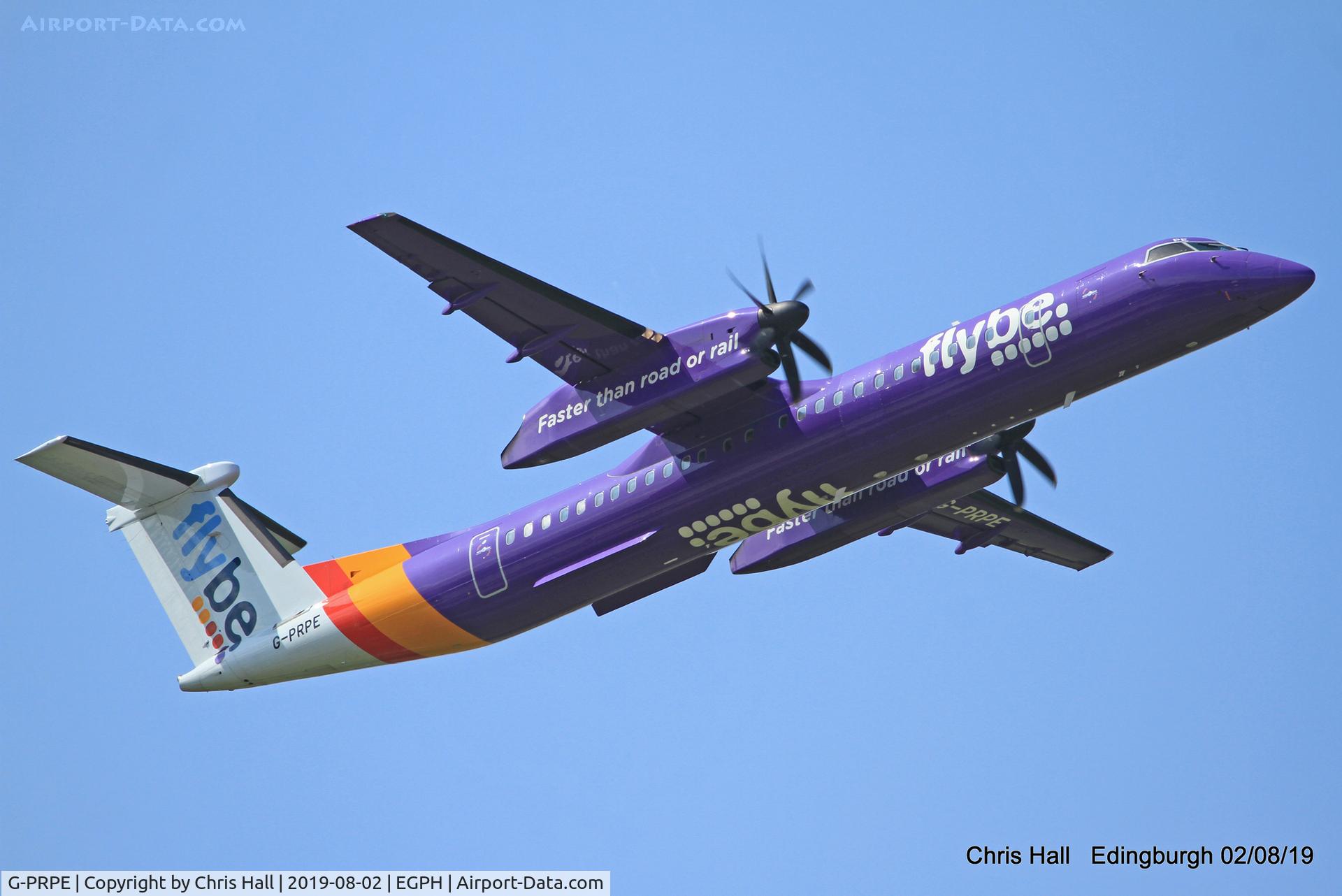 G-PRPE, 2008 De Havilland Canada DHC-8-402Q Dash 8 Dash 8 C/N 4209, Edinburgh