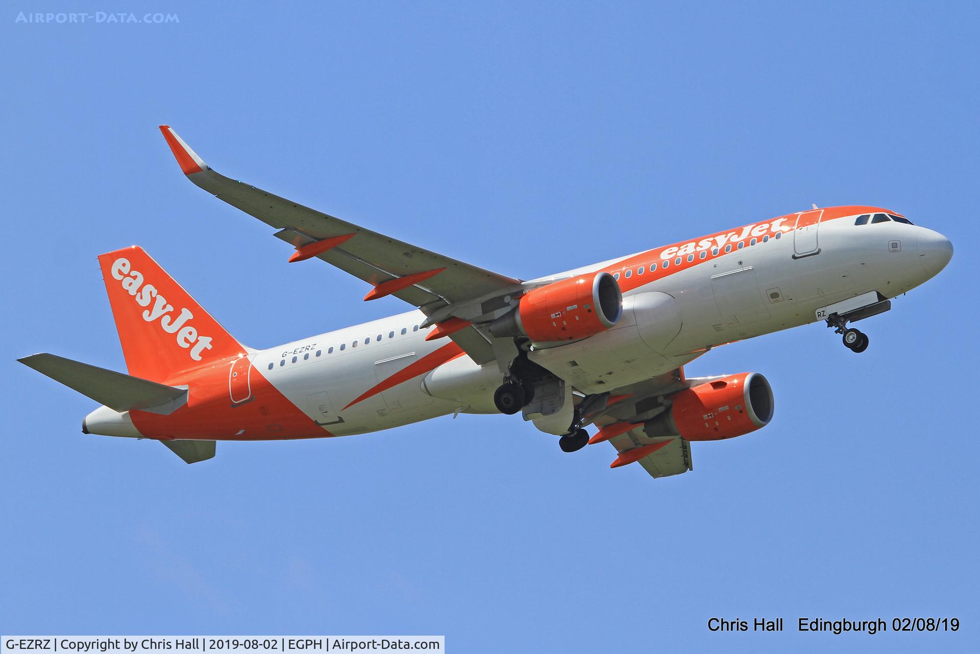 G-EZRZ, 2018 Airbus A320-214 C/N 8358, Edinburgh