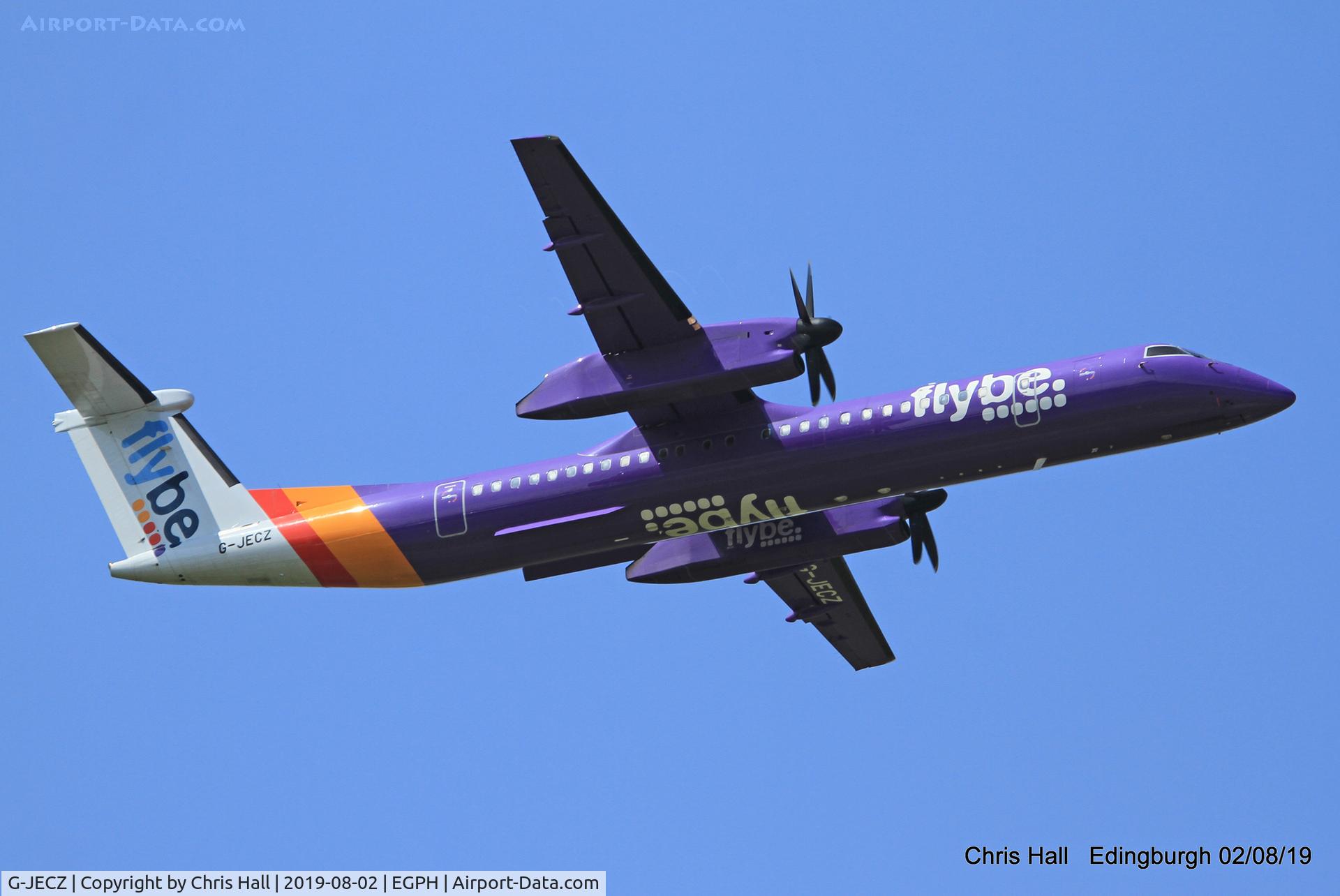 G-JECZ, 2007 De Havilland Canada DHC-8-402Q Dash 8 C/N 4179, Edinburgh