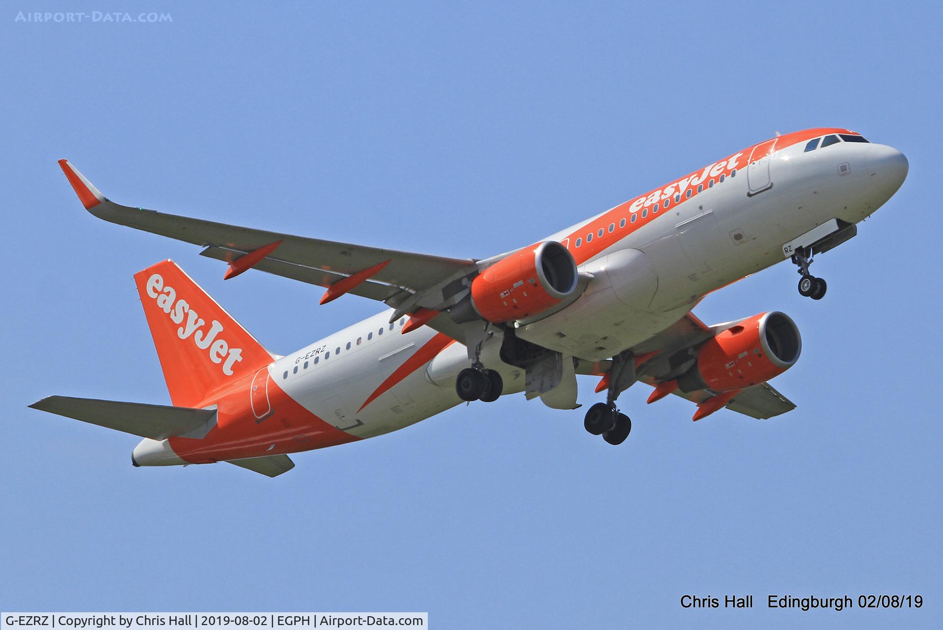 G-EZRZ, 2018 Airbus A320-214 C/N 8358, Edinburgh