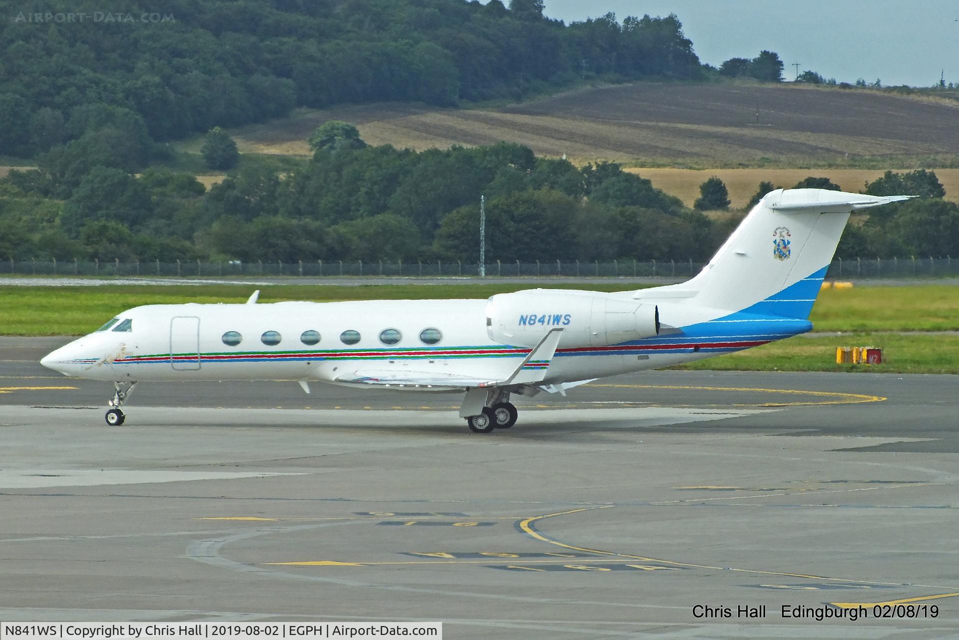 N841WS, 2007 Gulfstream Aerospace GIV-X (G450) C/N 4099, Edinburgh