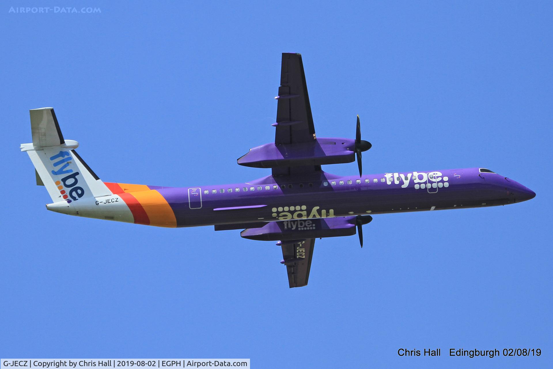 G-JECZ, 2007 De Havilland Canada DHC-8-402Q Dash 8 C/N 4179, Edinburgh