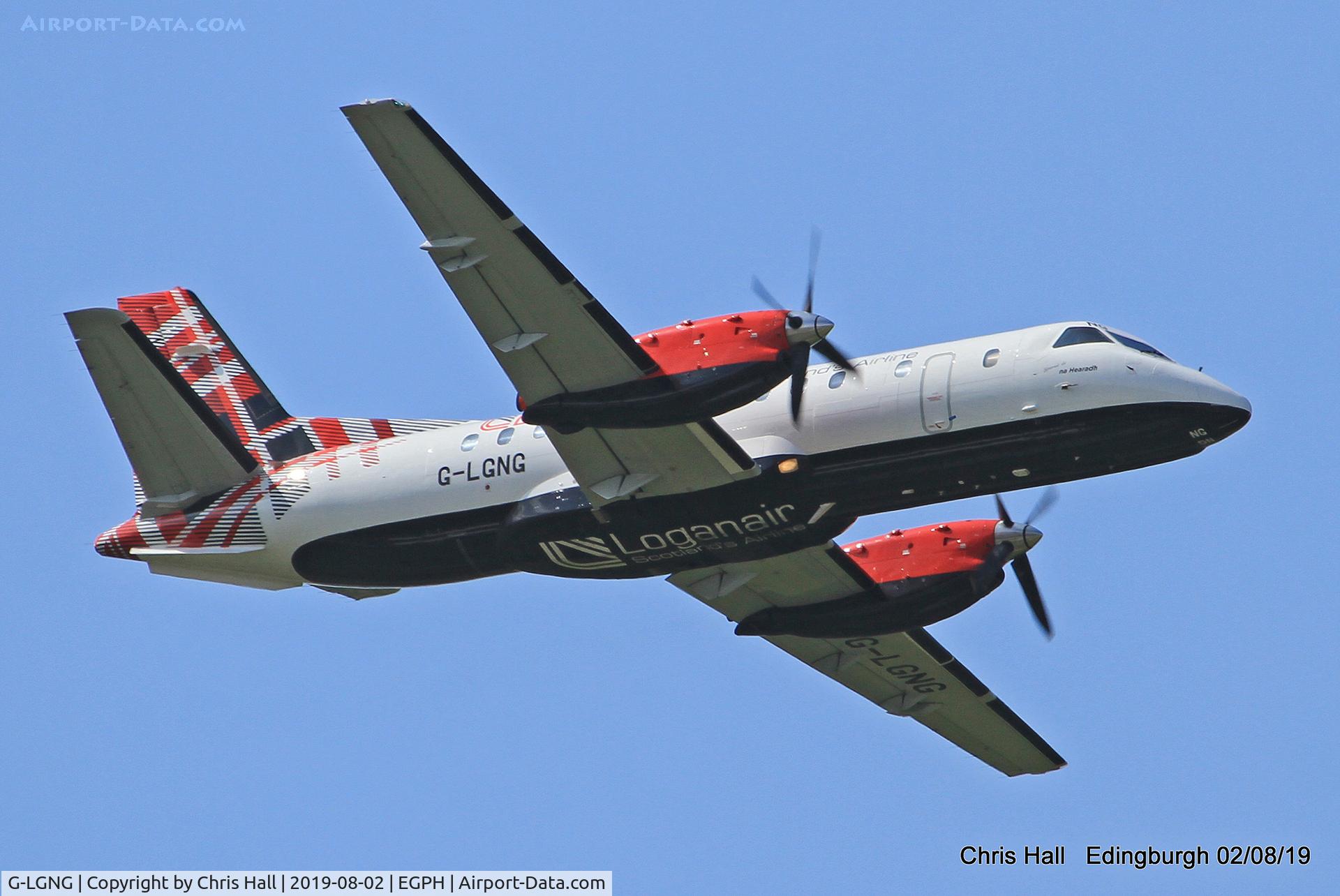 G-LGNG, 1992 Saab SF340B C/N 340B-327, Edinburgh