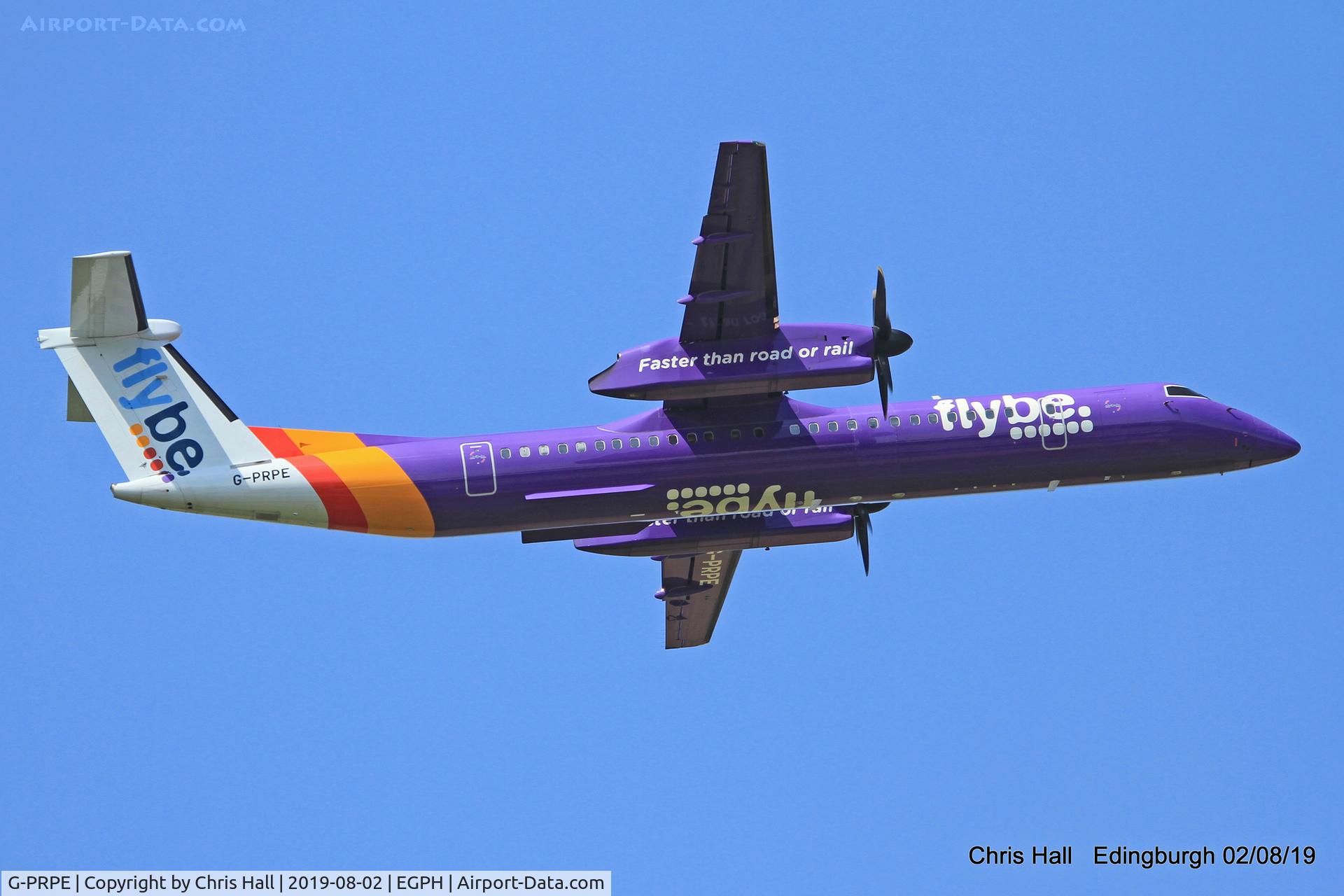 G-PRPE, 2008 De Havilland Canada DHC-8-402Q Dash 8 Dash 8 C/N 4209, Edinburgh