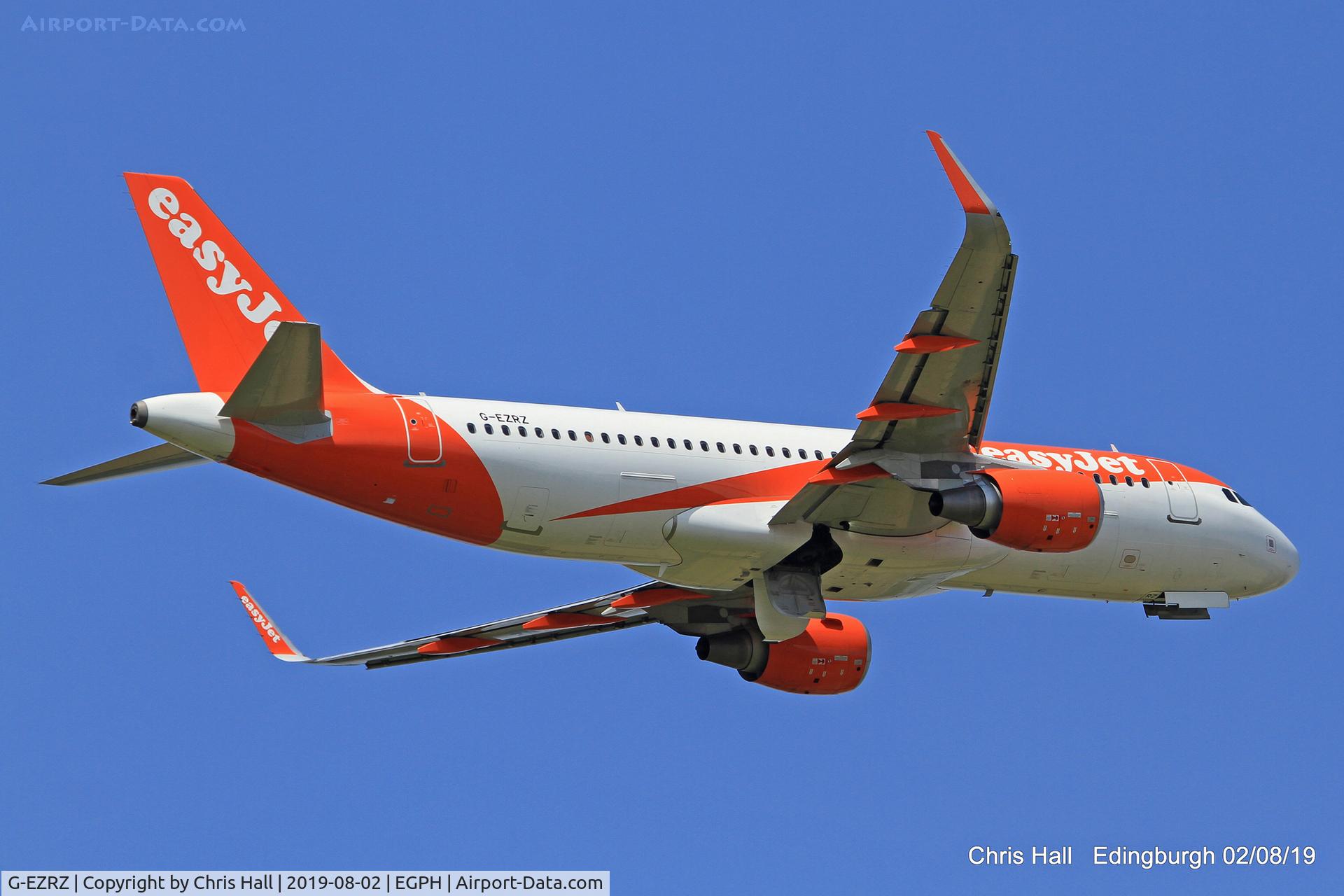 G-EZRZ, 2018 Airbus A320-214 C/N 8358, Edinburgh