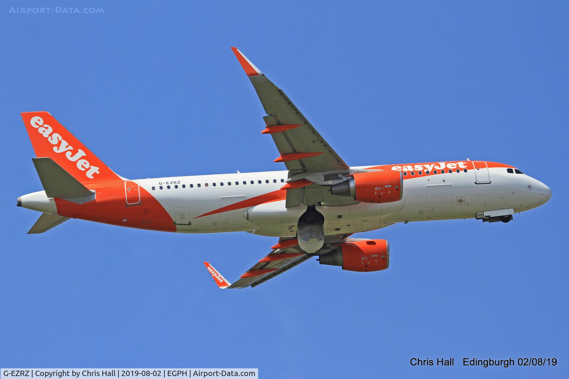G-EZRZ, 2018 Airbus A320-214 C/N 8358, Edinburgh