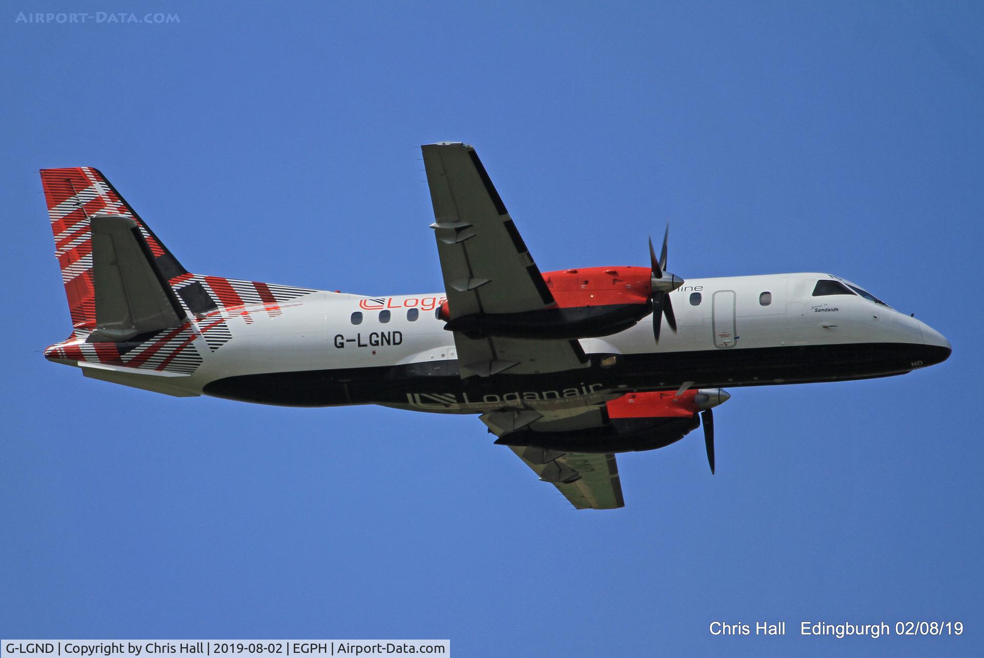 G-LGND, 1989 Saab SF340B C/N 340B-169, Edinburgh