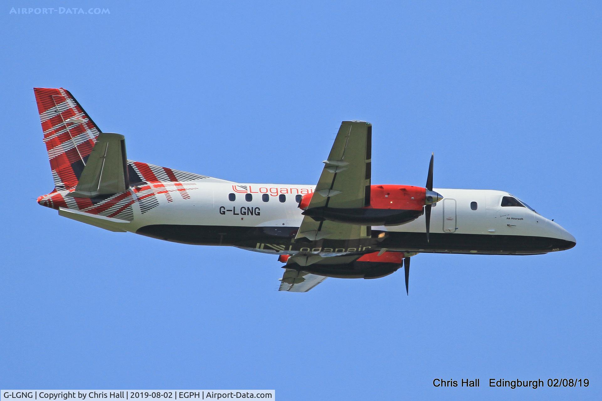 G-LGNG, 1992 Saab SF340B C/N 340B-327, Edinburgh