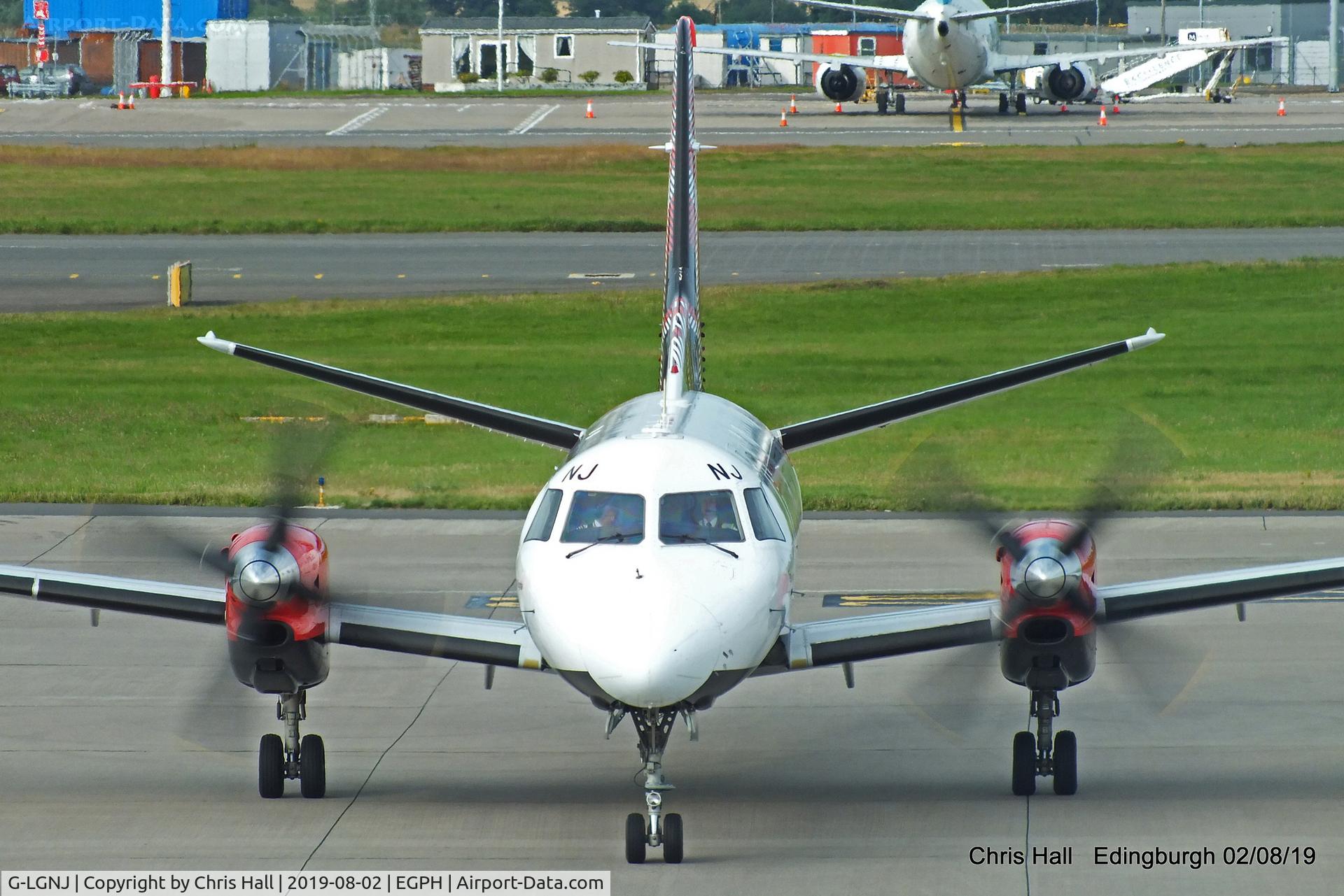 G-LGNJ, 1989 Saab 340B C/N 340B-173, Edinburgh