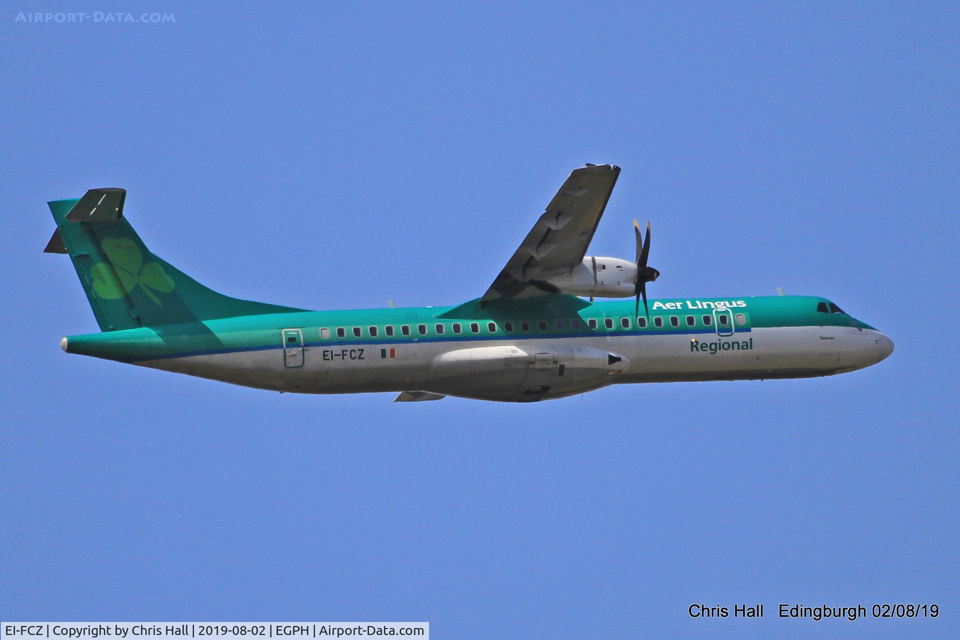 EI-FCZ, 2014 ATR 72-600 (72-212A) C/N 1159, Edinburgh