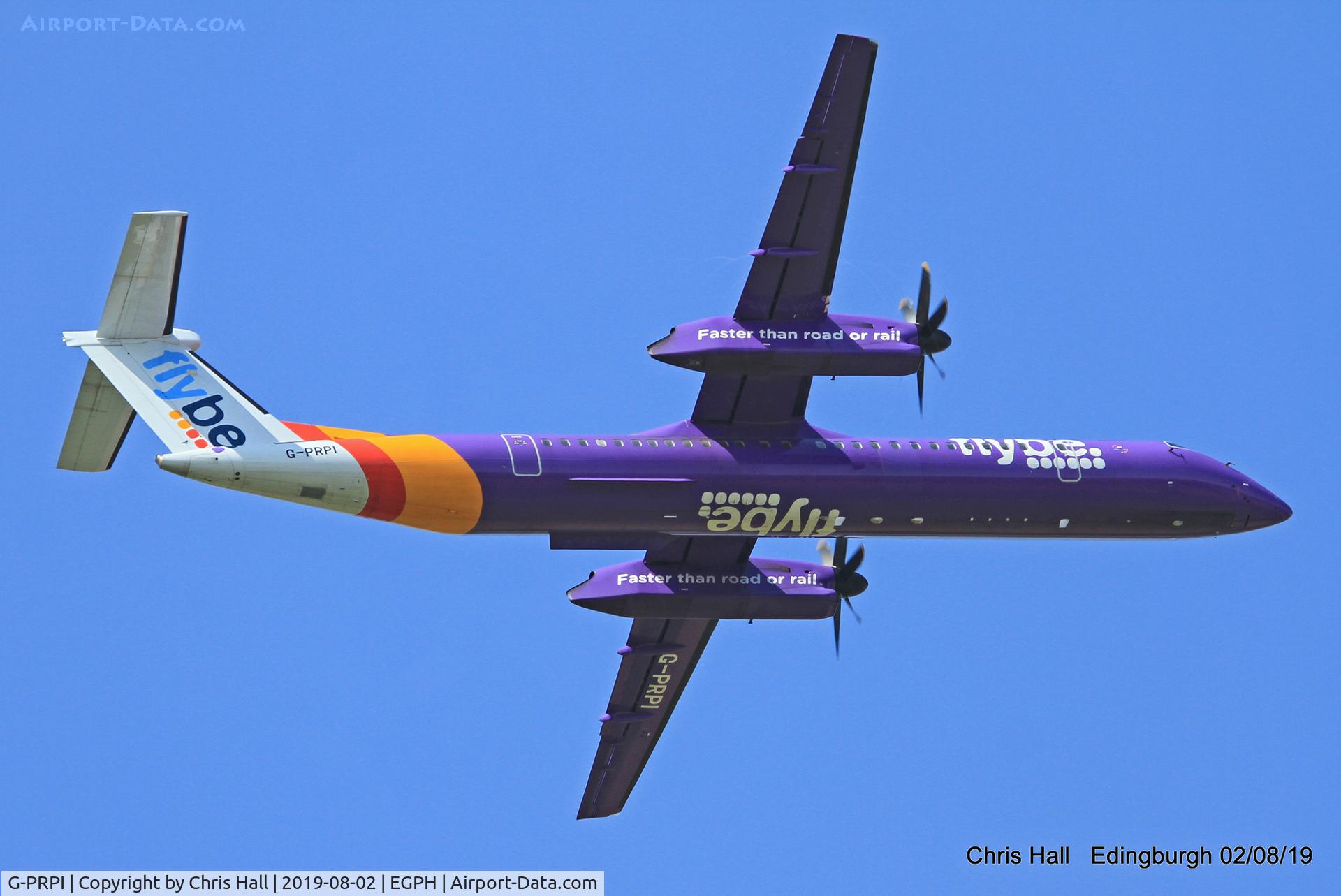 G-PRPI, 2008 Bombardier DHC-8-402 Dash 8 C/N 4204, Edinburgh