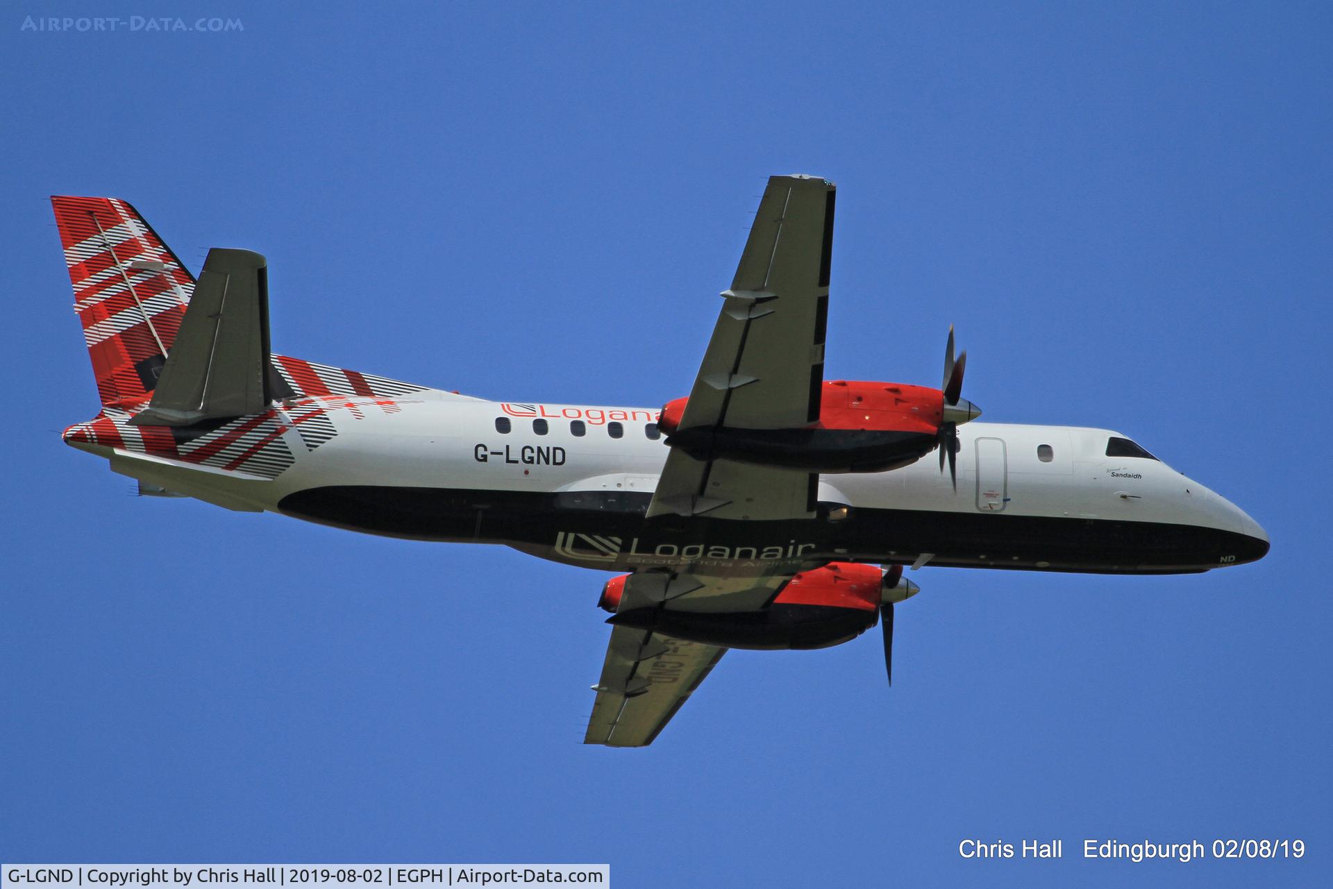 G-LGND, 1989 Saab SF340B C/N 340B-169, Edinburgh