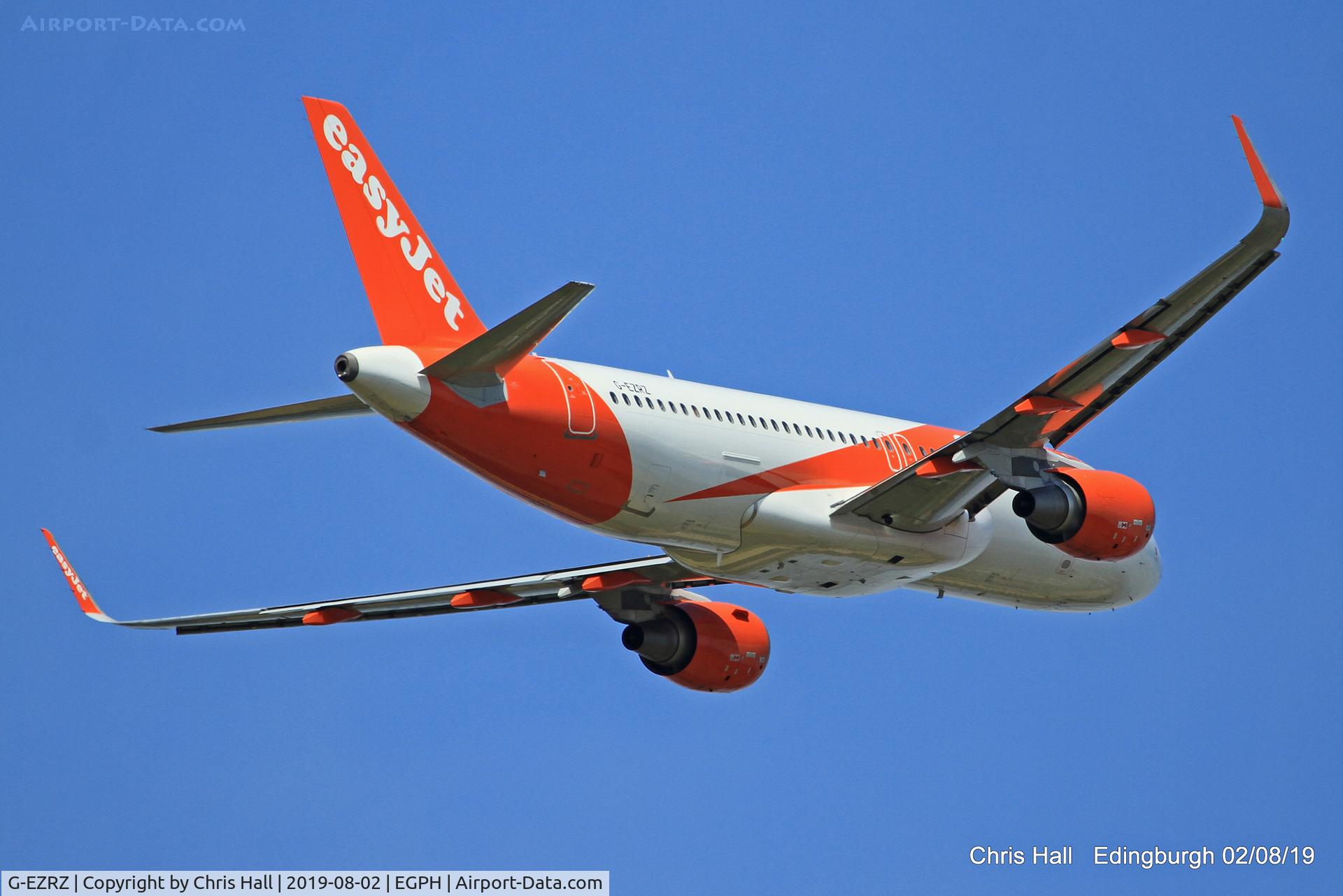 G-EZRZ, 2018 Airbus A320-214 C/N 8358, Edinburgh