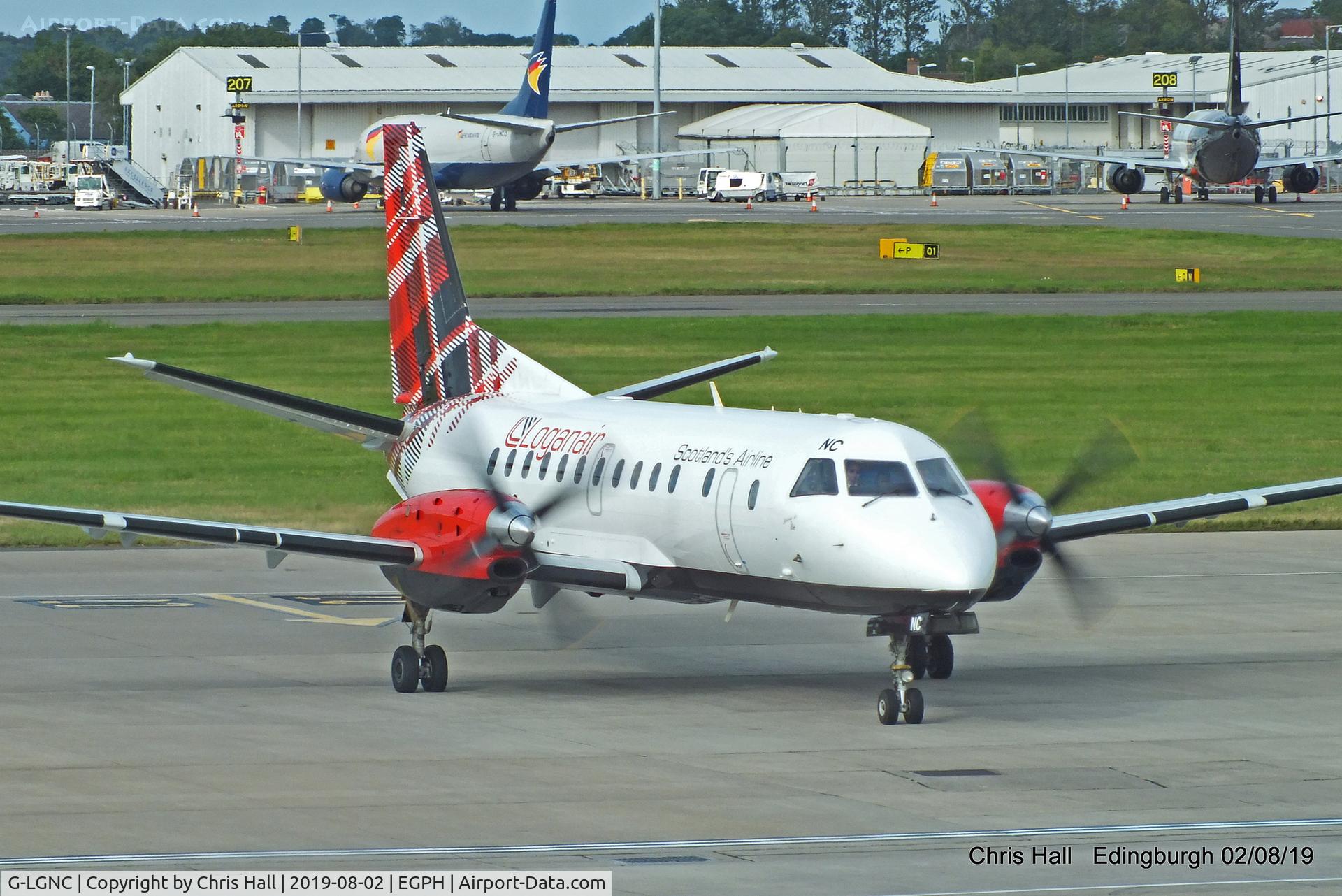 G-LGNC, 1992 Saab 340B C/N 340B-318, Edinburgh