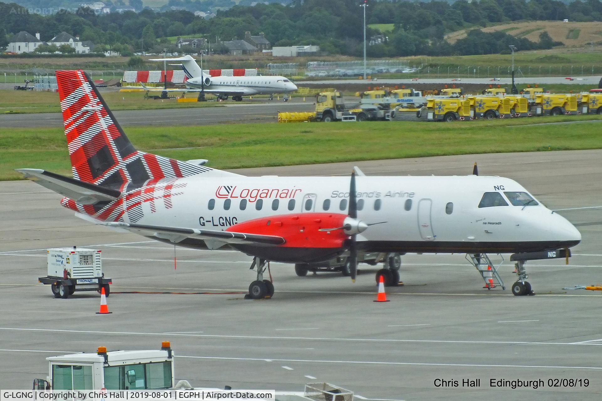 G-LGNG, 1992 Saab SF340B C/N 340B-327, Edinburgh
