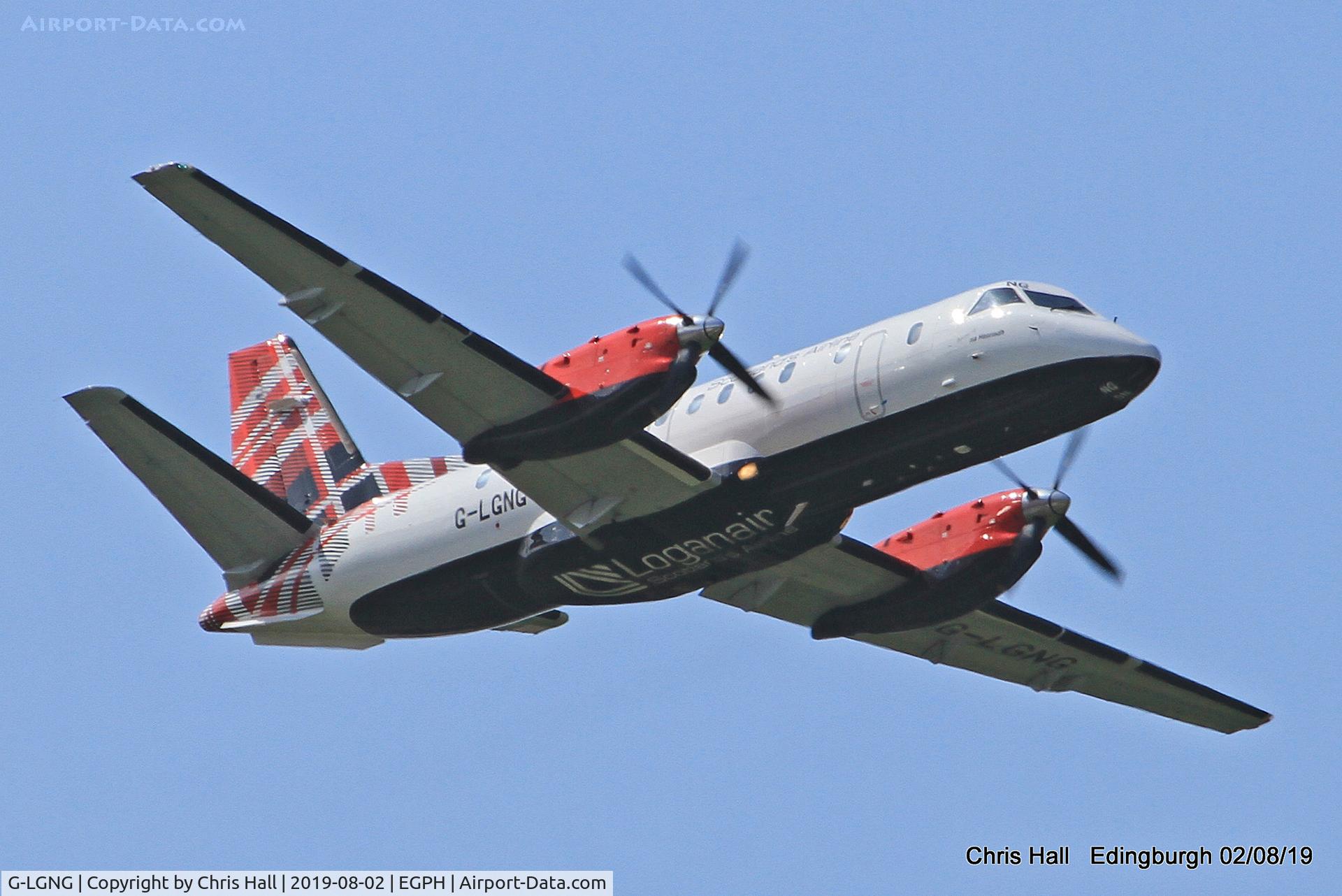 G-LGNG, 1992 Saab SF340B C/N 340B-327, Edinburgh
