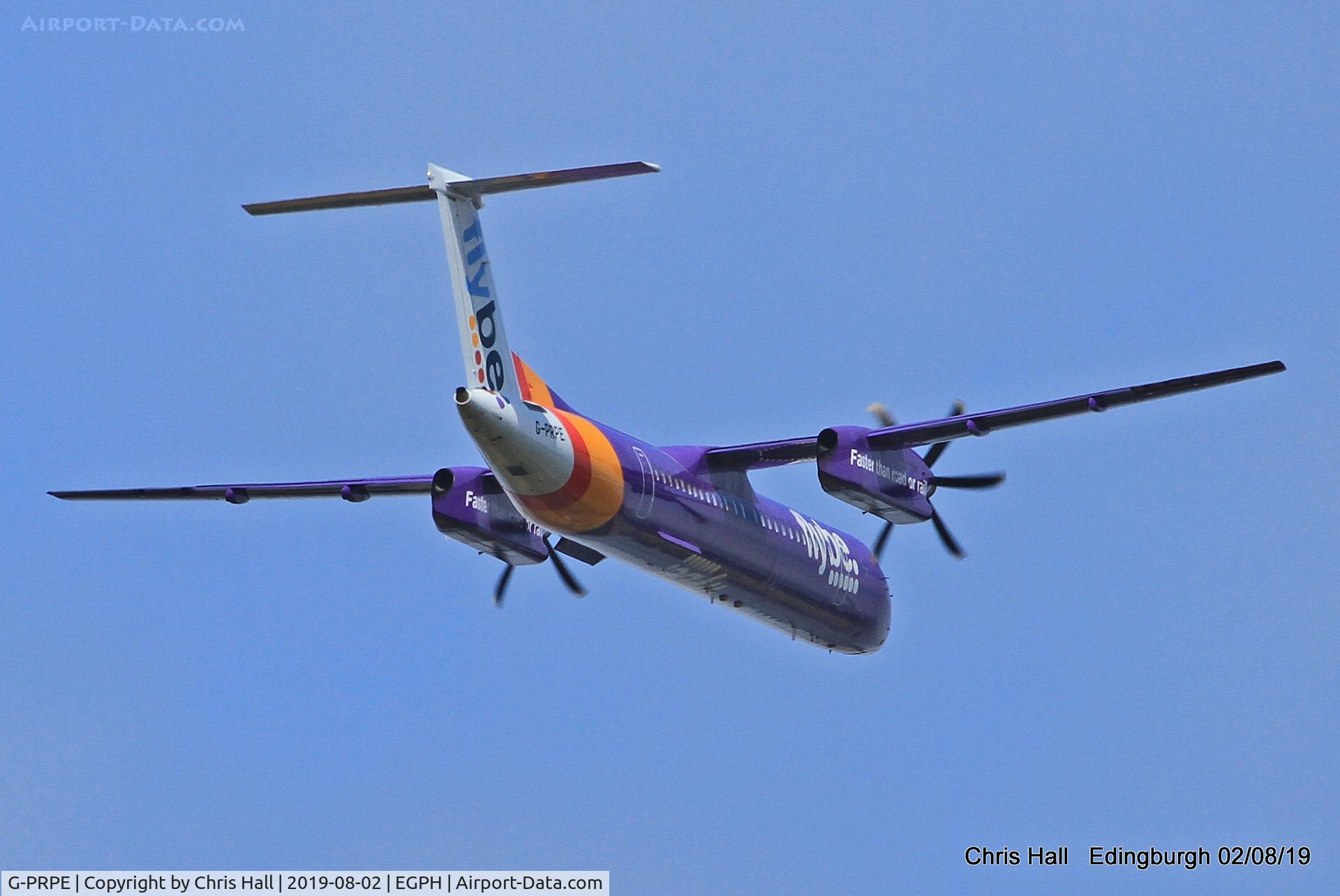 G-PRPE, 2008 De Havilland Canada DHC-8-402Q Dash 8 Dash 8 C/N 4209, Edinburgh