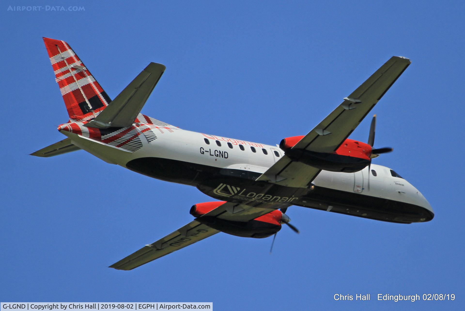 G-LGND, 1989 Saab SF340B C/N 340B-169, Edinburgh
