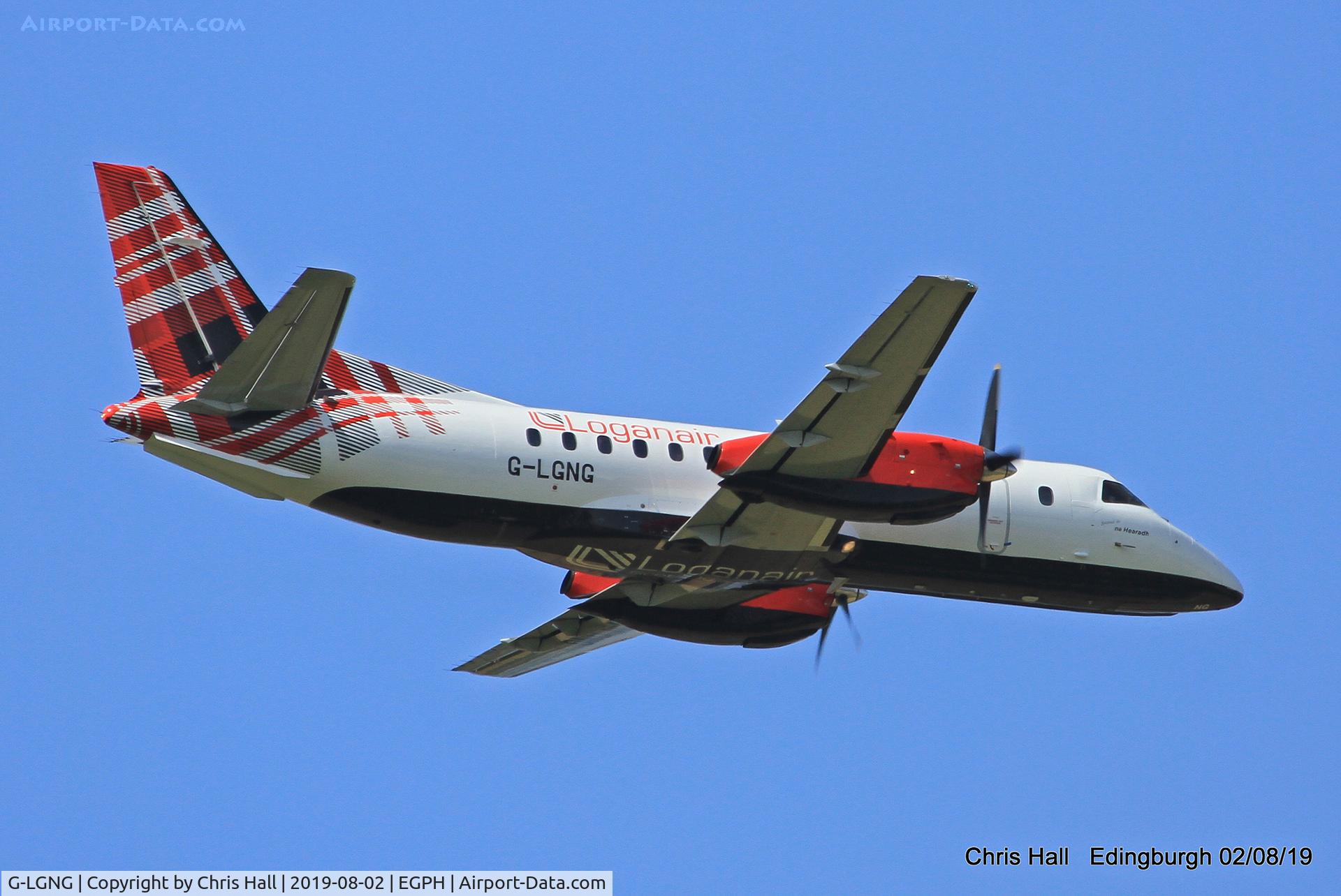 G-LGNG, 1992 Saab SF340B C/N 340B-327, Edinburgh