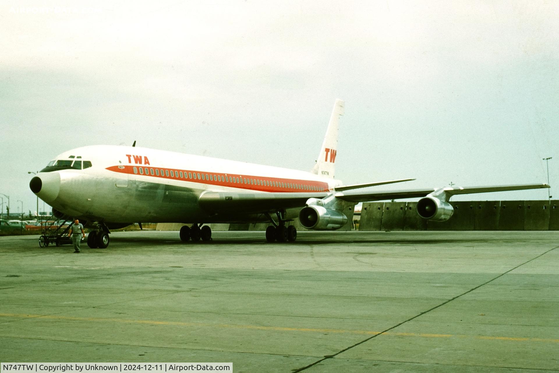 N747TW, 1962 Boeing 707-131B C/N 18386, Unknown