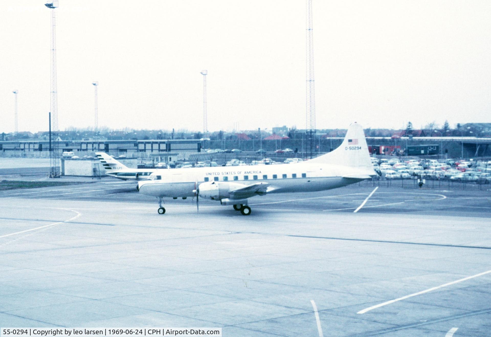 55-0294, 1955 Convair C-131D Samaritan C/N 321, Copenhagen 24.6.1969