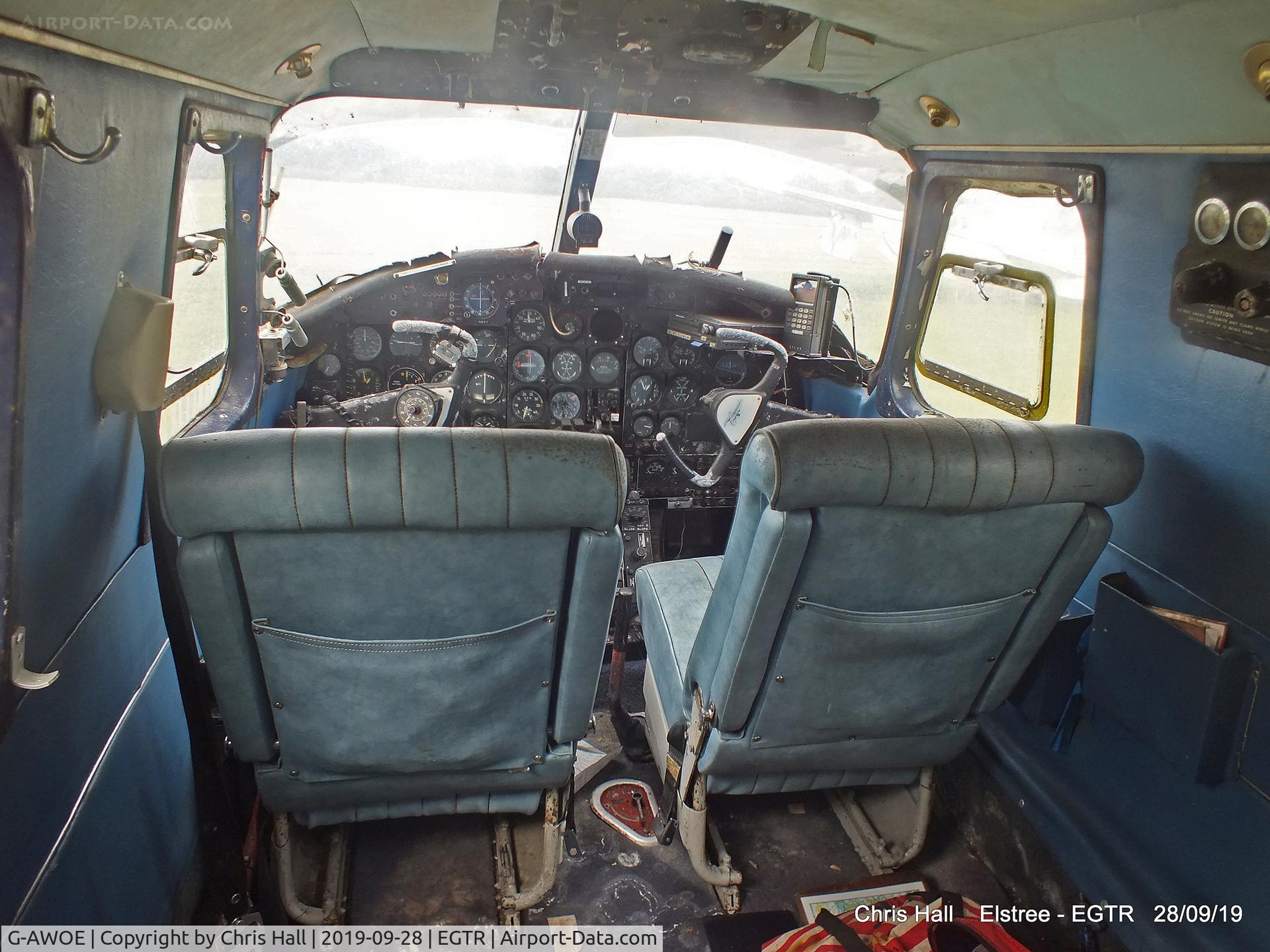 G-AWOE, 1959 Aero Commander 680E Commander C/N 680E-753-41, Elstree