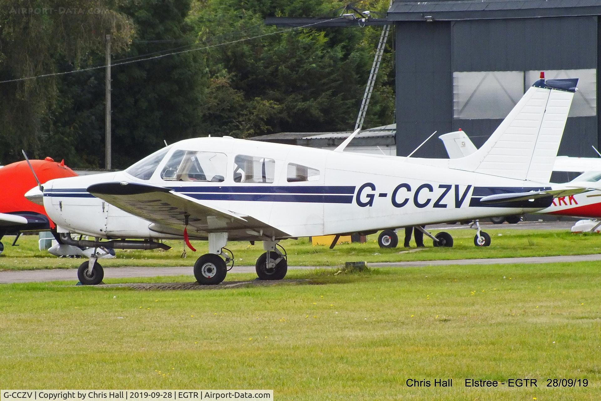 G-CCZV, 1977 Piper PA-28-151 Cherokee Warrior C/N 28-7715089, Elstree