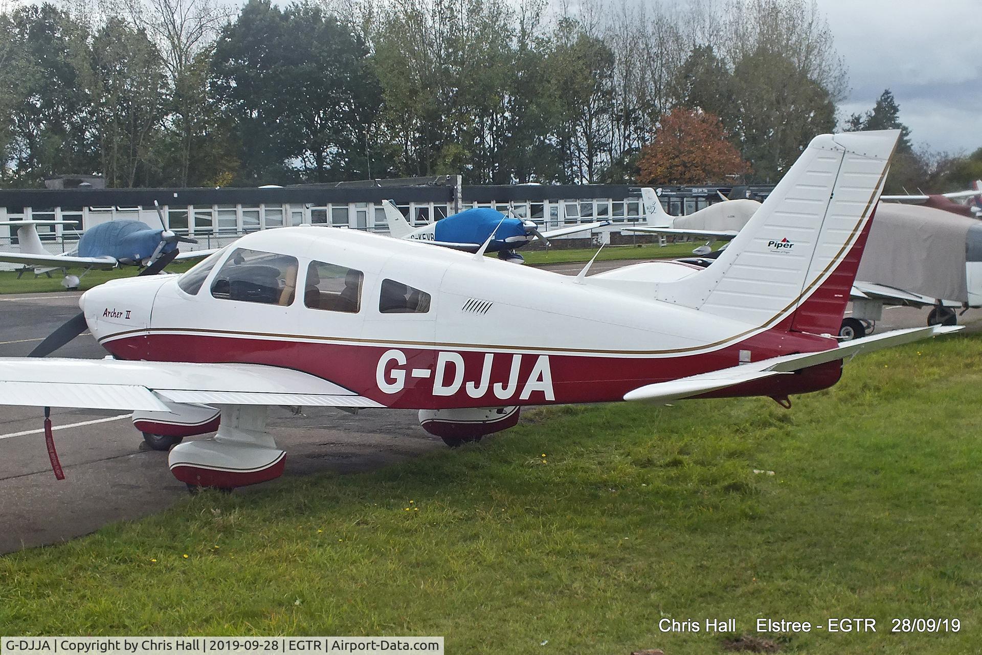 G-DJJA, 1984 Piper PA-28-181 Cherokee Archer II C/N 28-8490014, Elstree