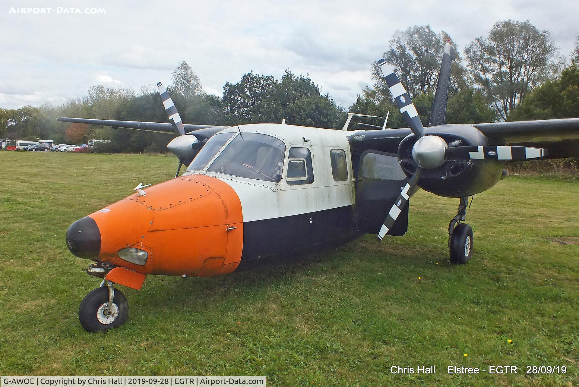 G-AWOE, 1959 Aero Commander 680E Commander C/N 680E-753-41, Elstree
