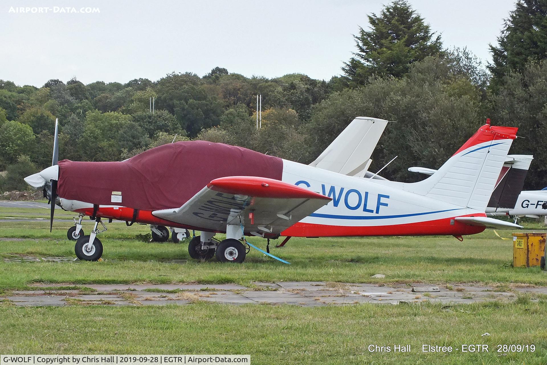 G-WOLF, 1974 Piper PA-28-140 Cherokee Cruiser C/N 28-7425439, Elstree