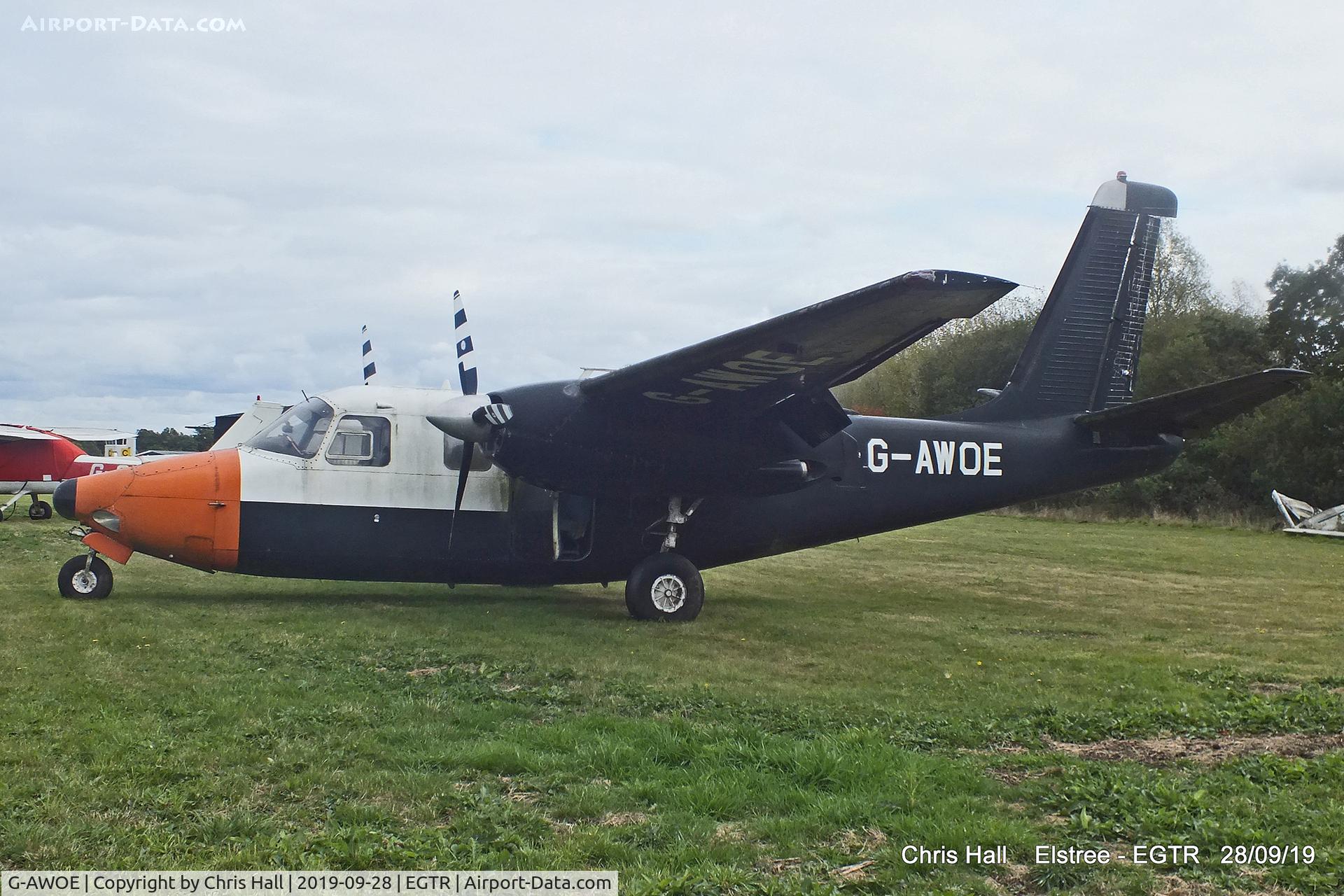 G-AWOE, 1959 Aero Commander 680E Commander C/N 680E-753-41, Elstree