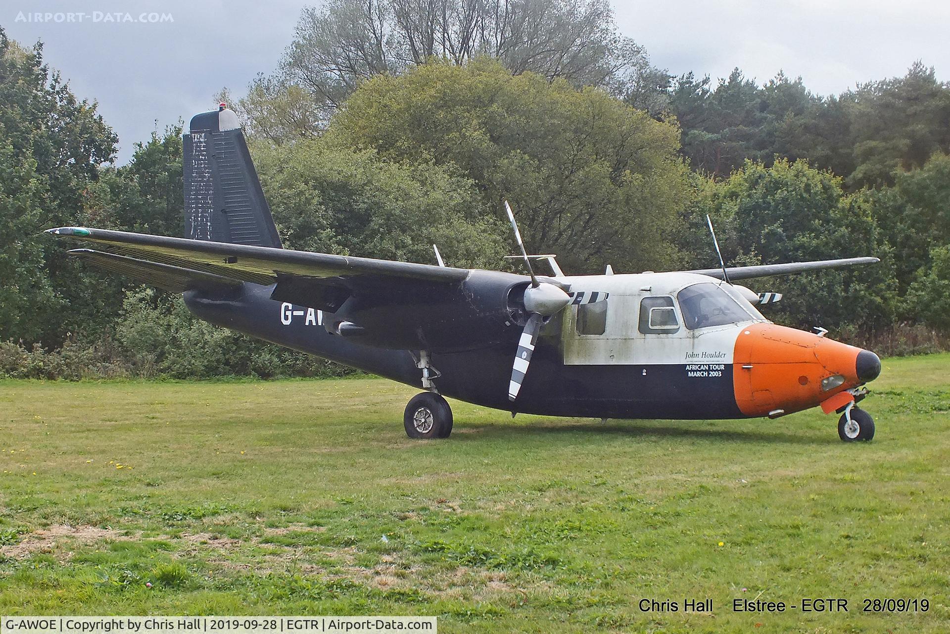 G-AWOE, 1959 Aero Commander 680E Commander C/N 680E-753-41, Elstree