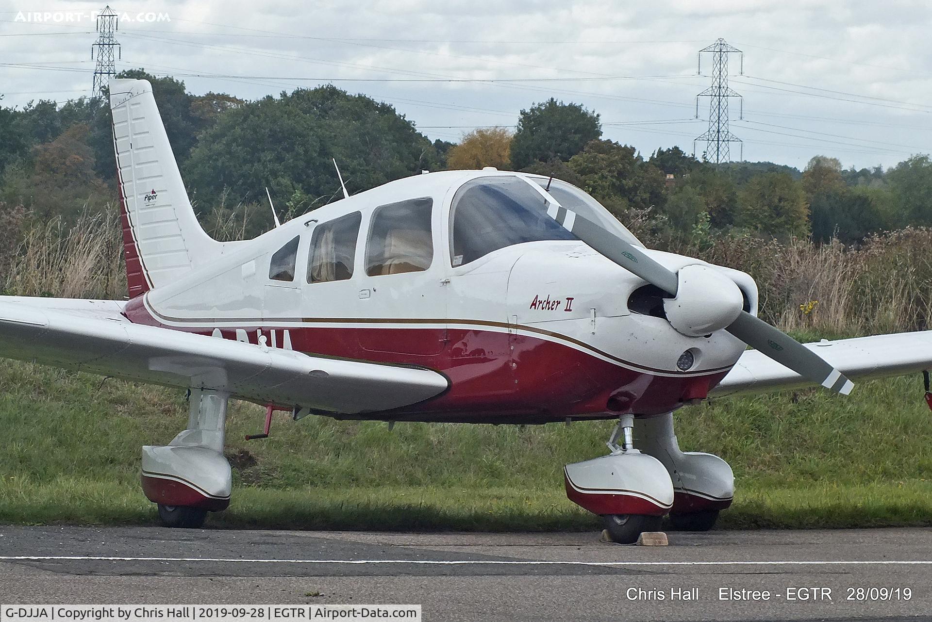 G-DJJA, 1984 Piper PA-28-181 Cherokee Archer II C/N 28-8490014, Elstree