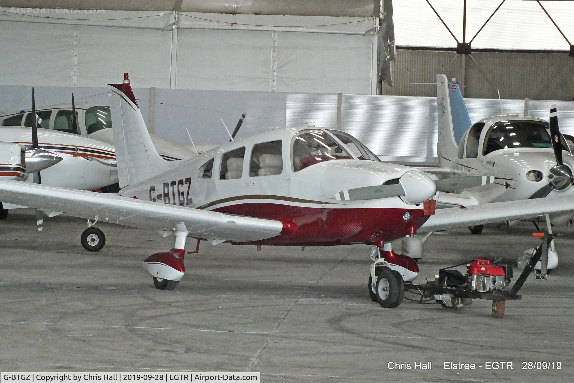 G-BTGZ, 1977 Piper PA-28-181 Cherokee Archer II C/N 28-7890160, Elstree