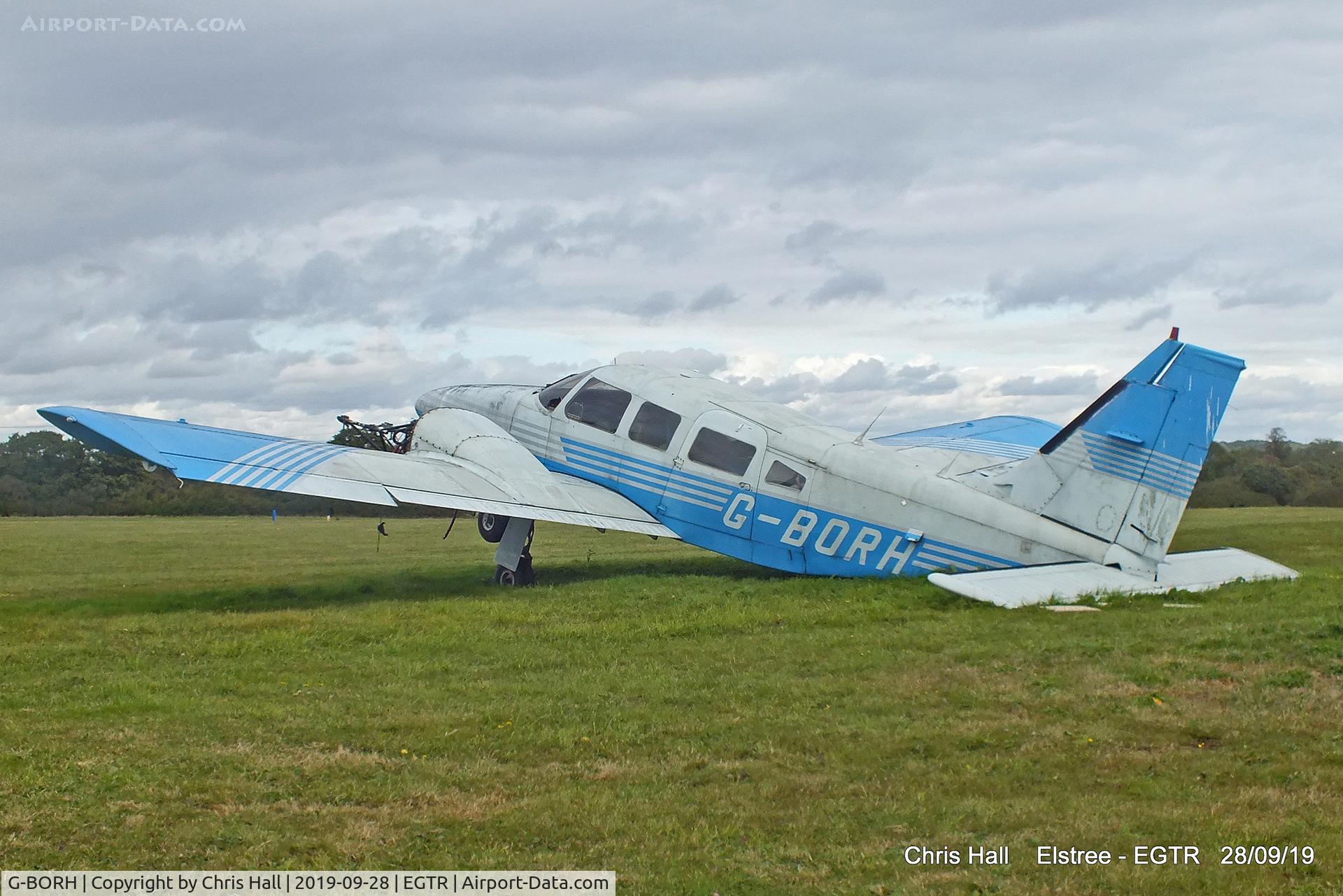 G-BORH, 1980 Piper PA-34-200T Seneca II C/N 34-8070352, Elstree