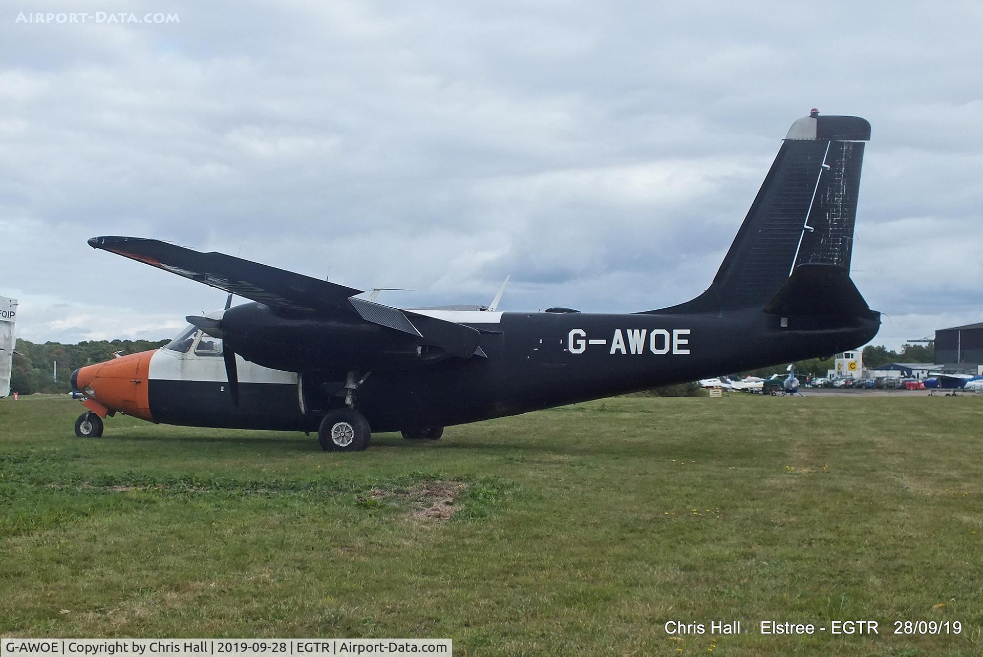 G-AWOE, 1959 Aero Commander 680E Commander C/N 680E-753-41, Elstree