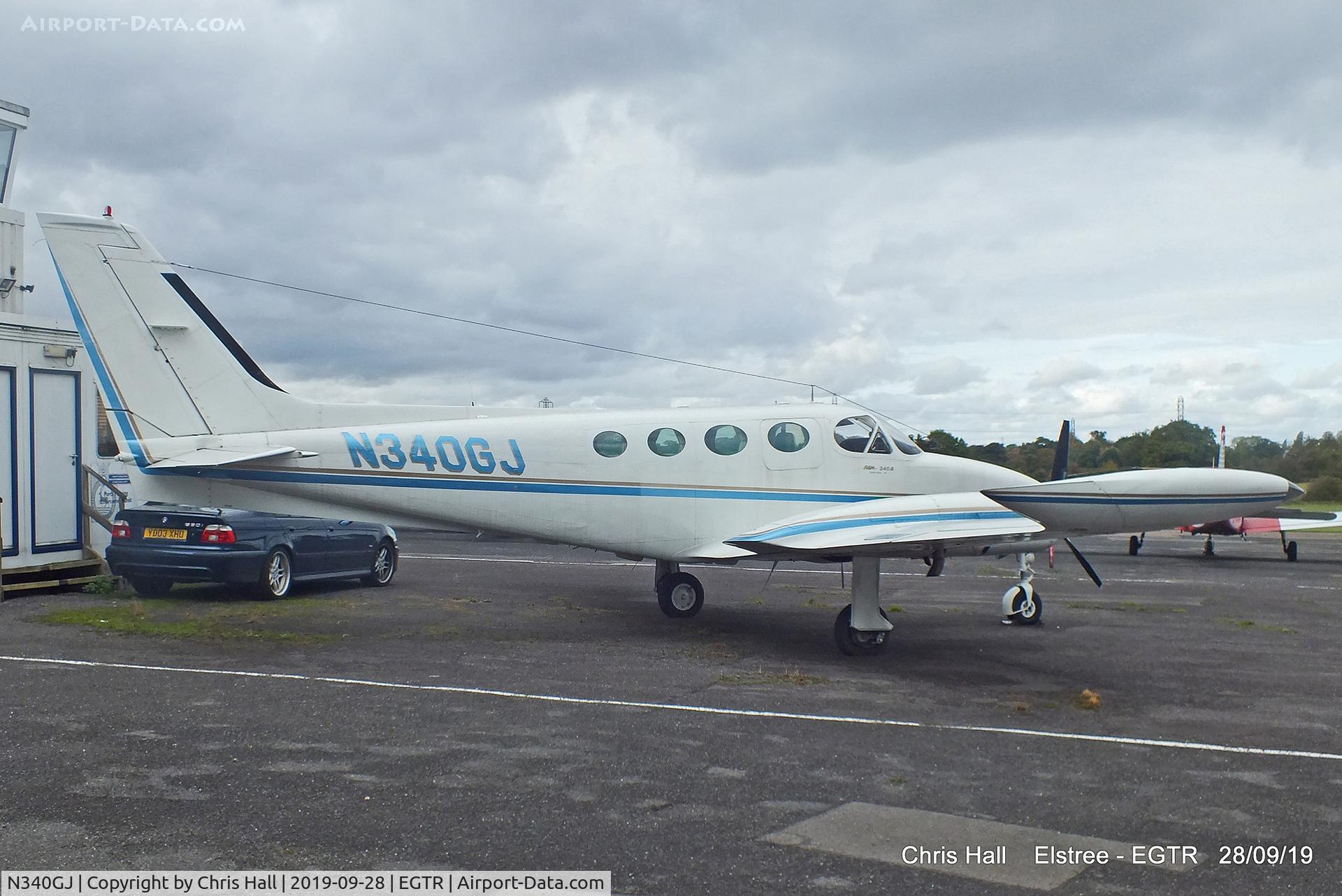 N340GJ, 1979 Cessna 340A C/N 340A0637, Elstree