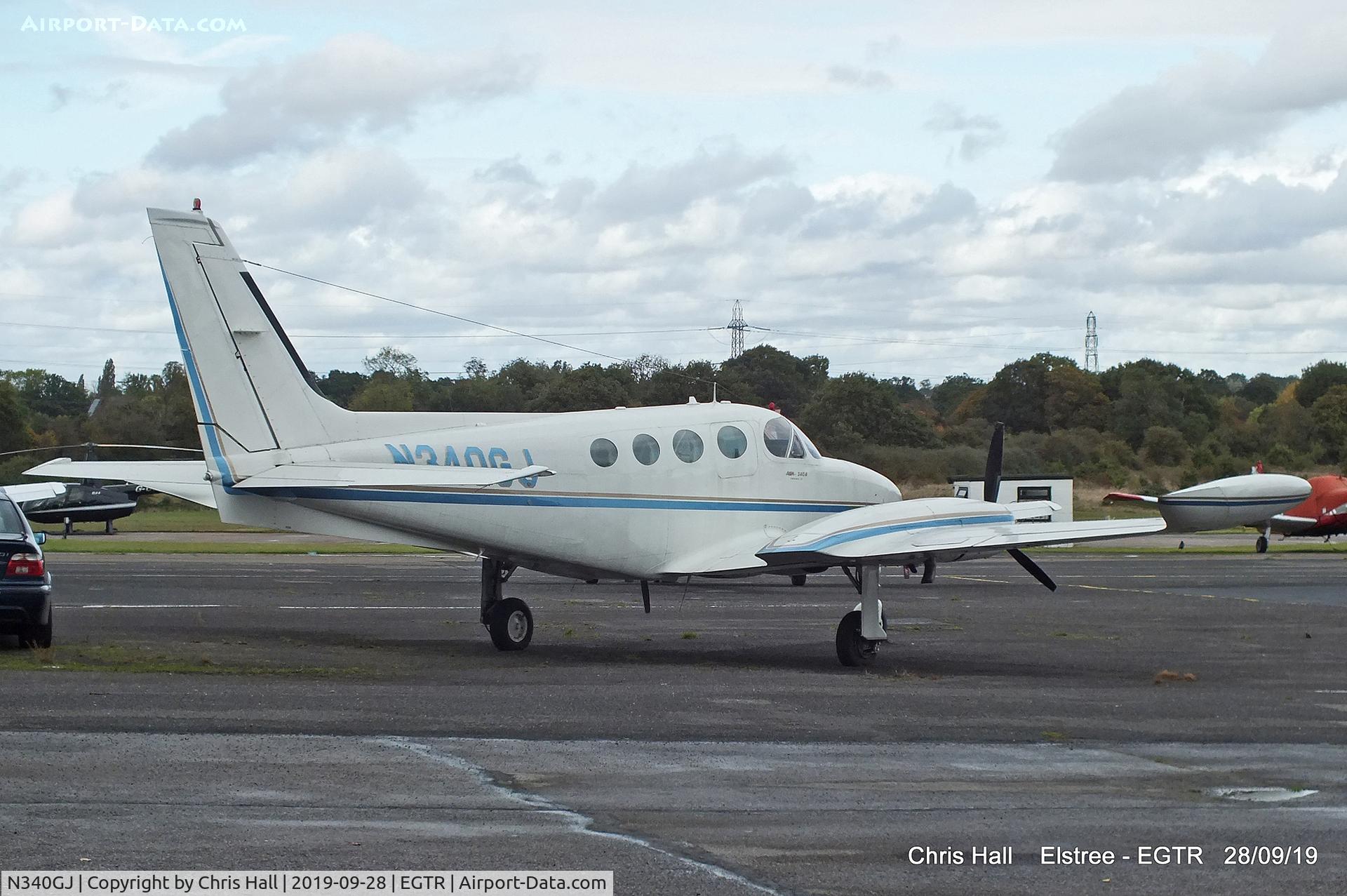 N340GJ, 1979 Cessna 340A C/N 340A0637, Elstree