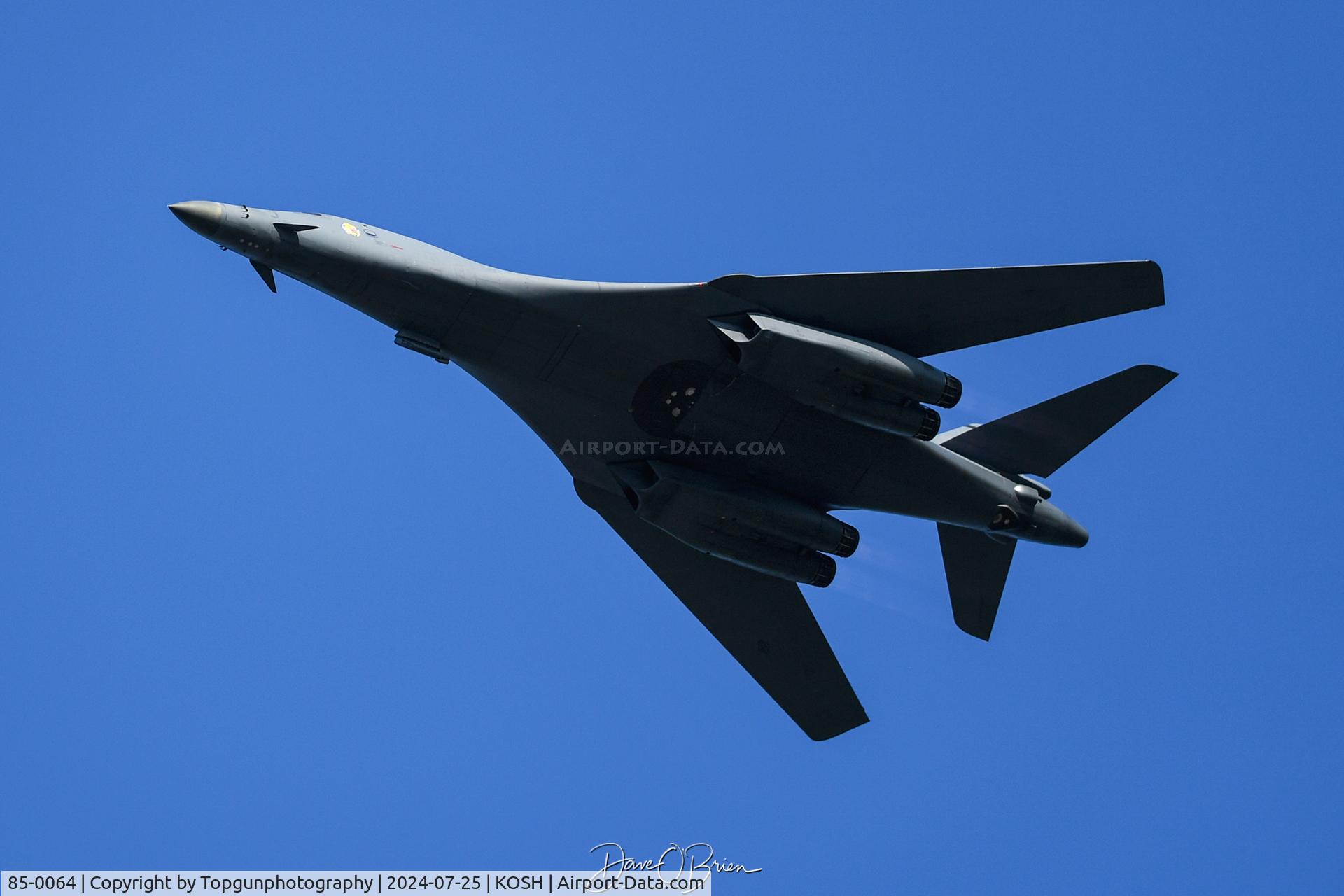 85-0064, 1985 Rockwell B-1B Lancer C/N 24, BAT2 for Thursday's flyover