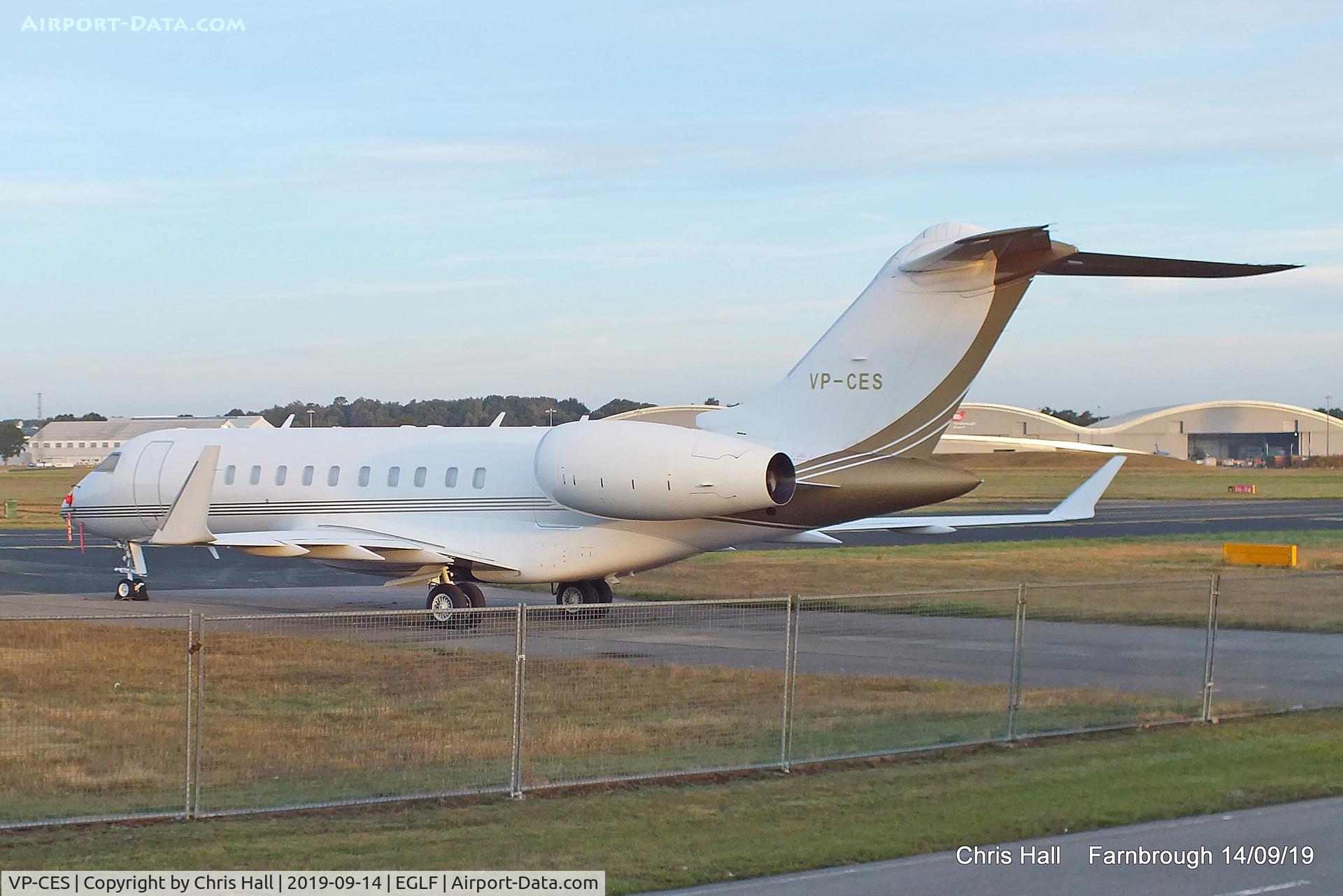 VP-CES, 2008 Bombardier BD-700-1A10 Global Express C/N 9311, Farnborough