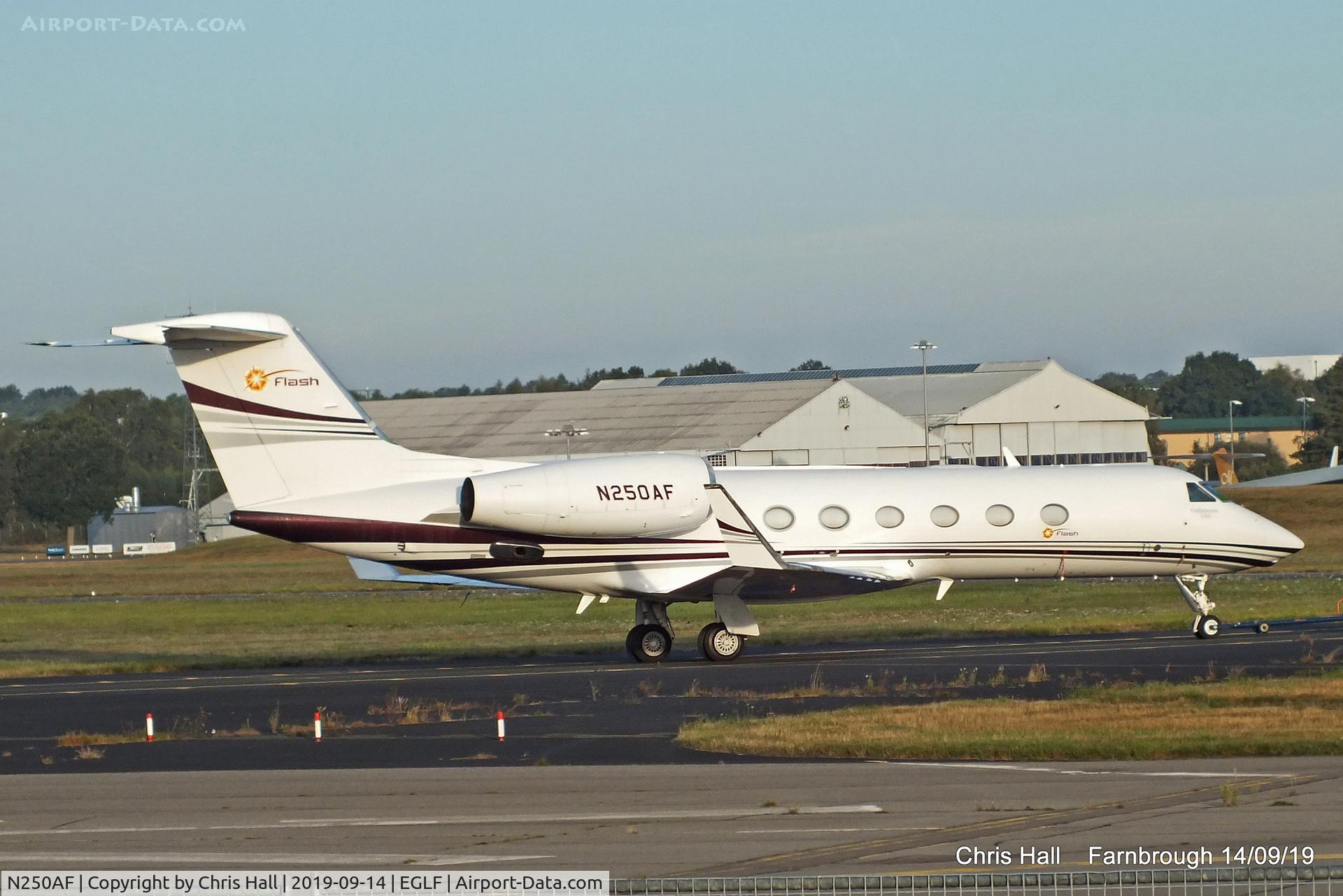 N250AF, 2012 Gulfstream Aerospace GIV-X (G450) C/N 4261, Farnborough