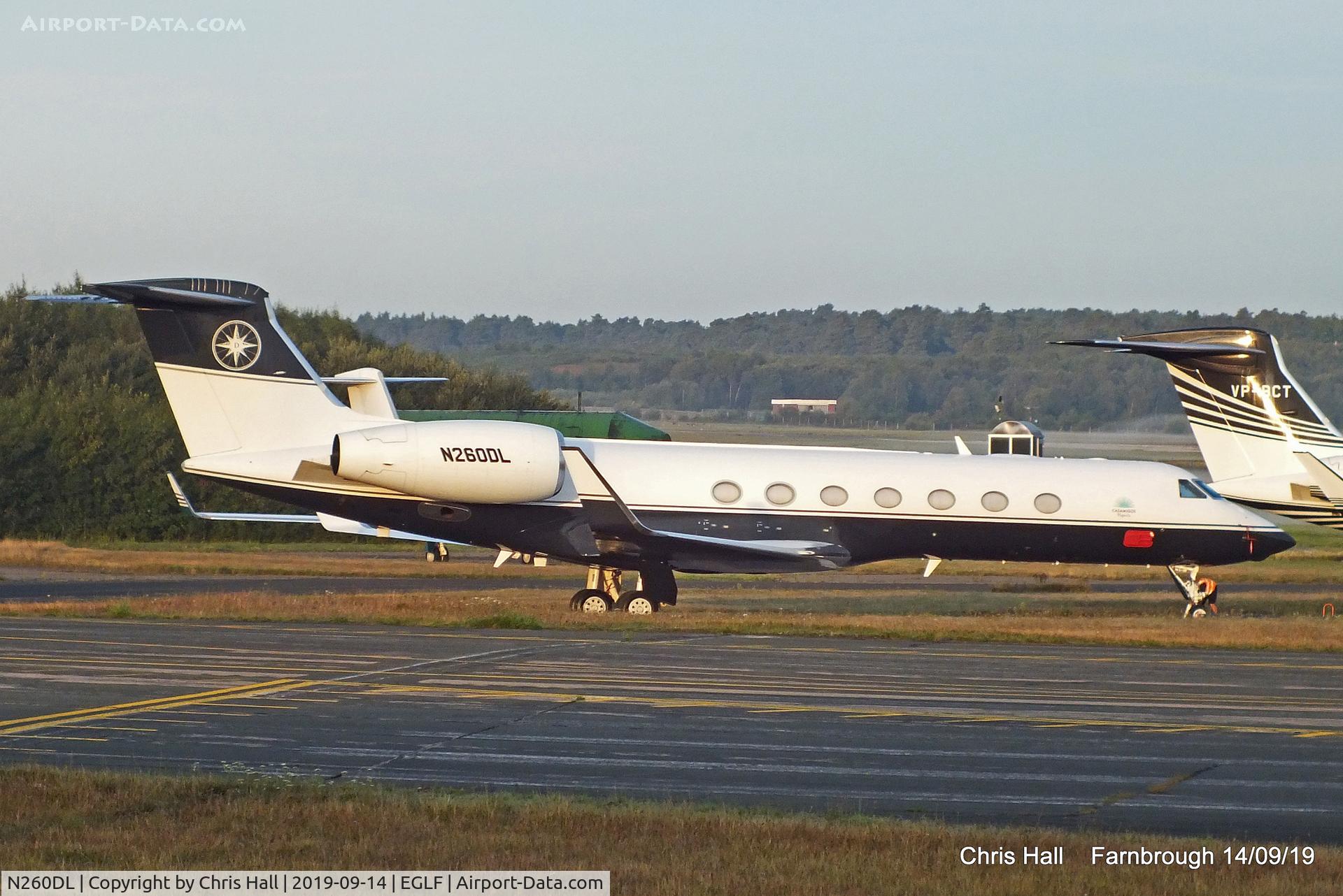 N260DL, 2011 Gulfstream Aerospace G550 (VSP) C/N 5301, Farnborough