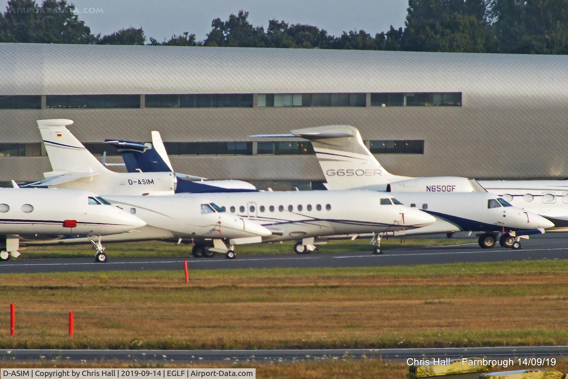 D-ASIM, 2013 Dassault Falcon 7X C/N 106, Farnborough