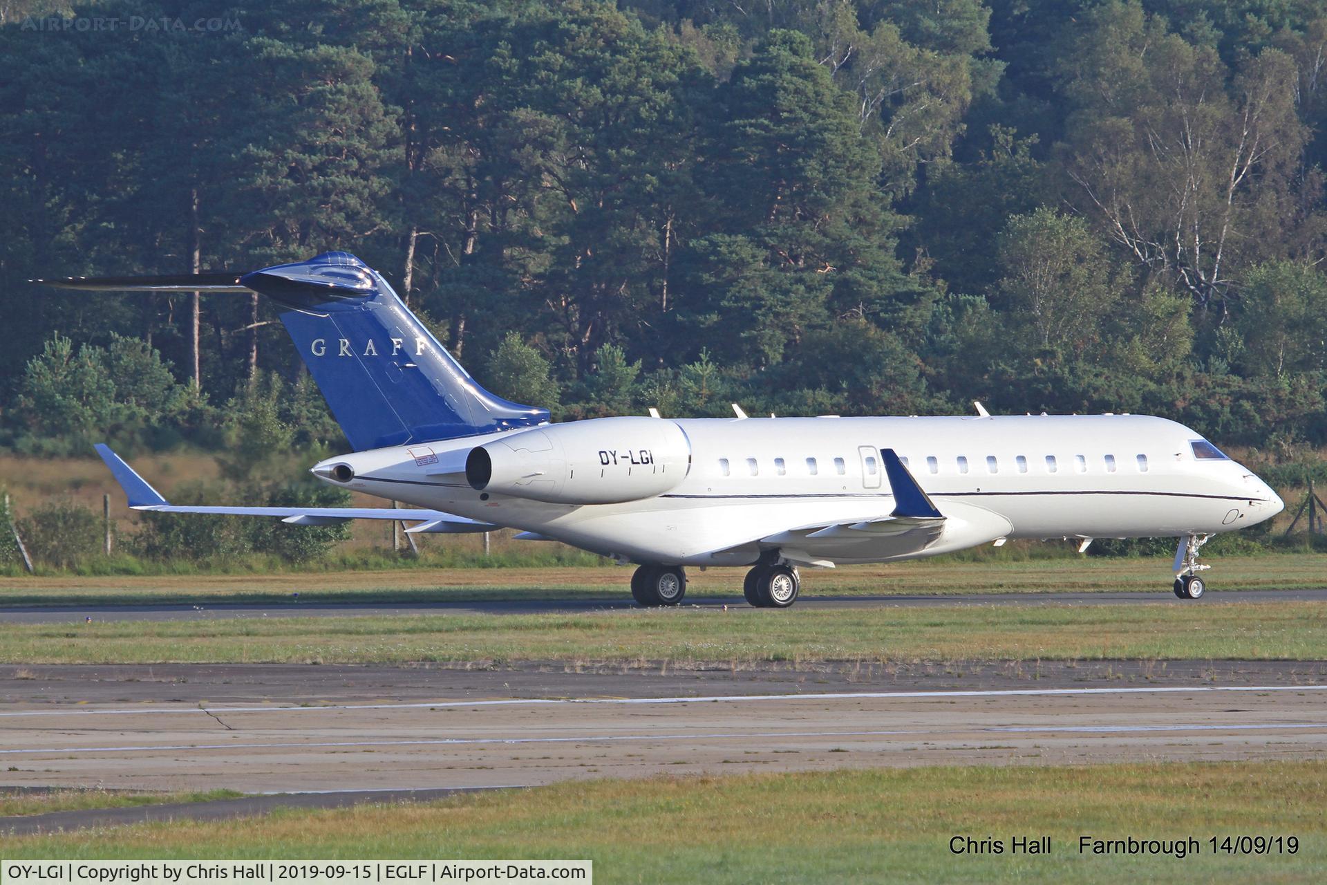 OY-LGI, 2011 Bombardier BD-700-1A10 Global 6000 C/N 9433, Farnborough
