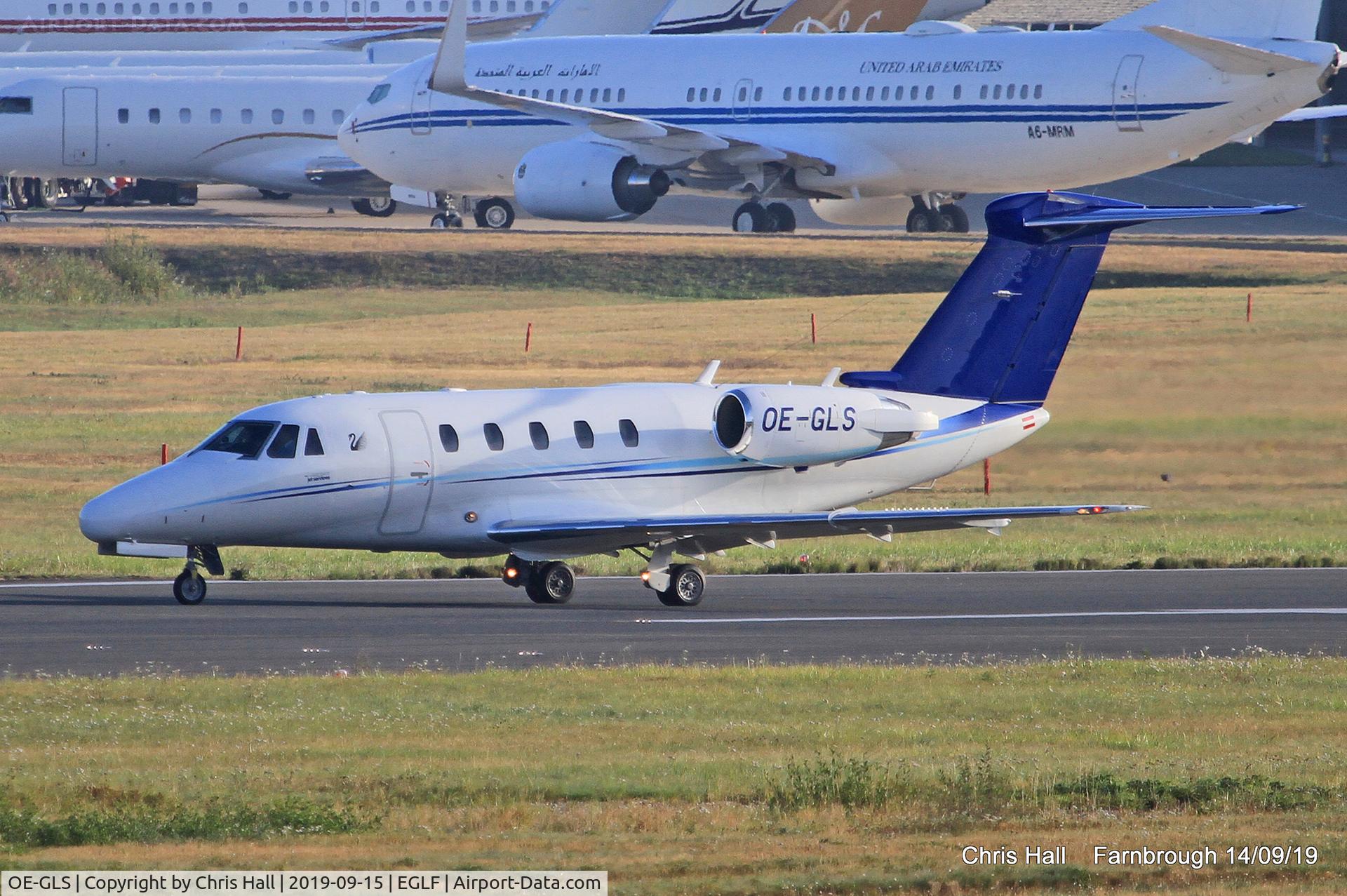 OE-GLS, 1999 Cessna 650 Citation VII C/N 650-7110, Farnborough