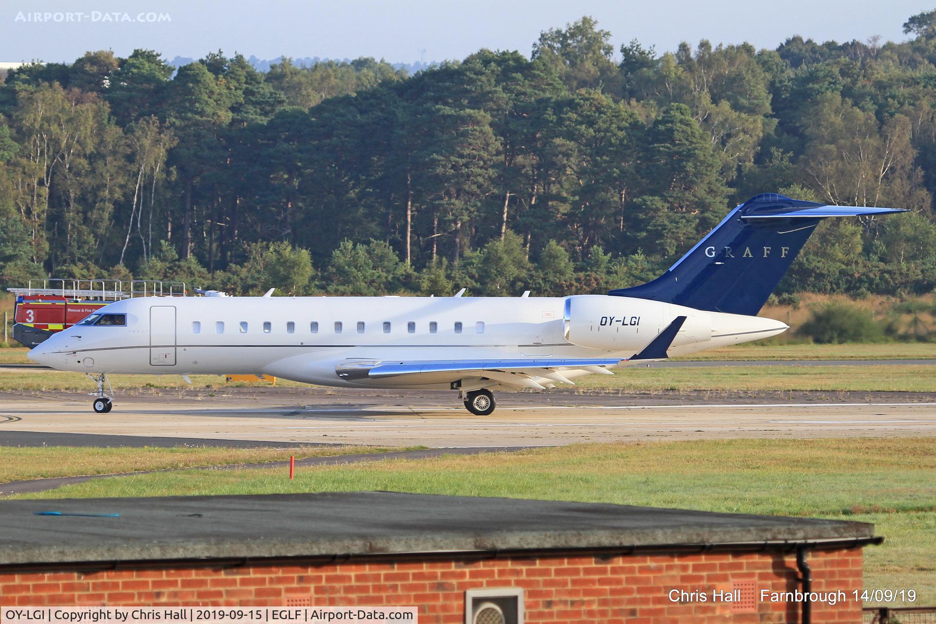 OY-LGI, 2011 Bombardier BD-700-1A10 Global 6000 C/N 9433, Farnborough
