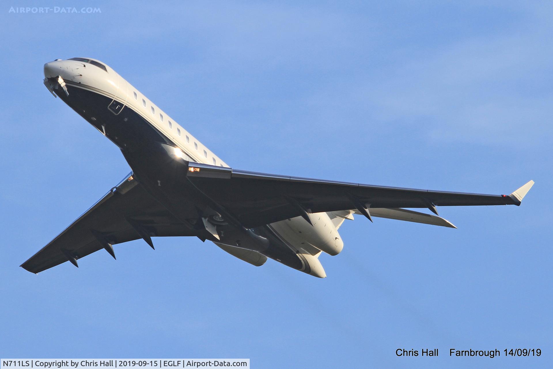 N711LS, 2012 Bombardier BD-700-1A10 Global 6000 C/N 9476, Farnborough