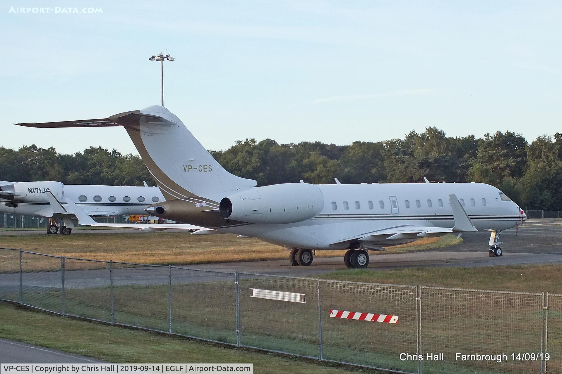VP-CES, 2008 Bombardier BD-700-1A10 Global Express C/N 9311, Farnborough