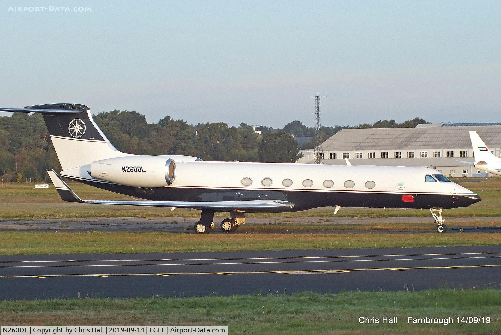 N260DL, 2011 Gulfstream Aerospace G550 (VSP) C/N 5301, Farnborough